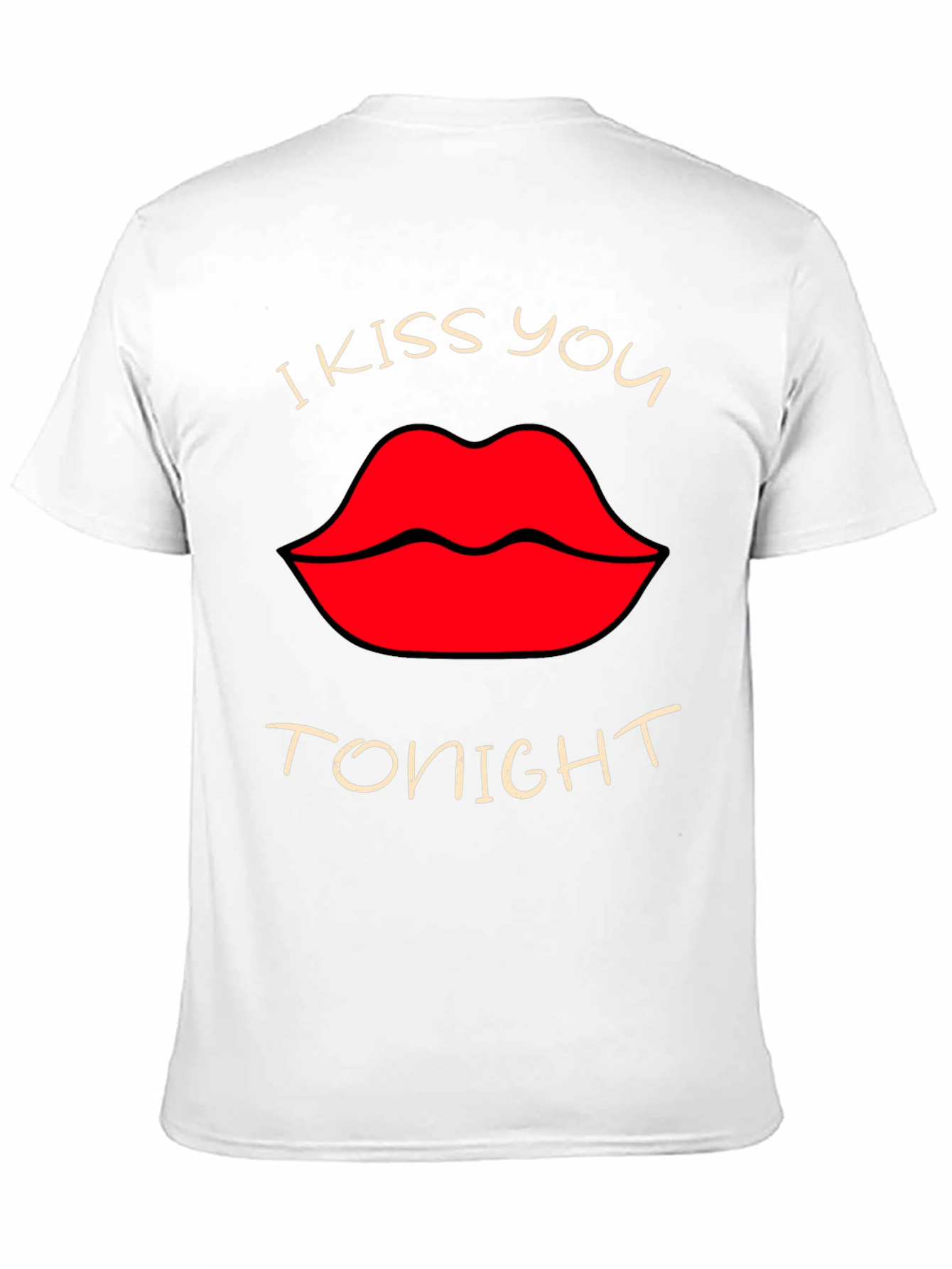 Black I Kiss You Tonight Graphic T-Shirt - Black view 11
