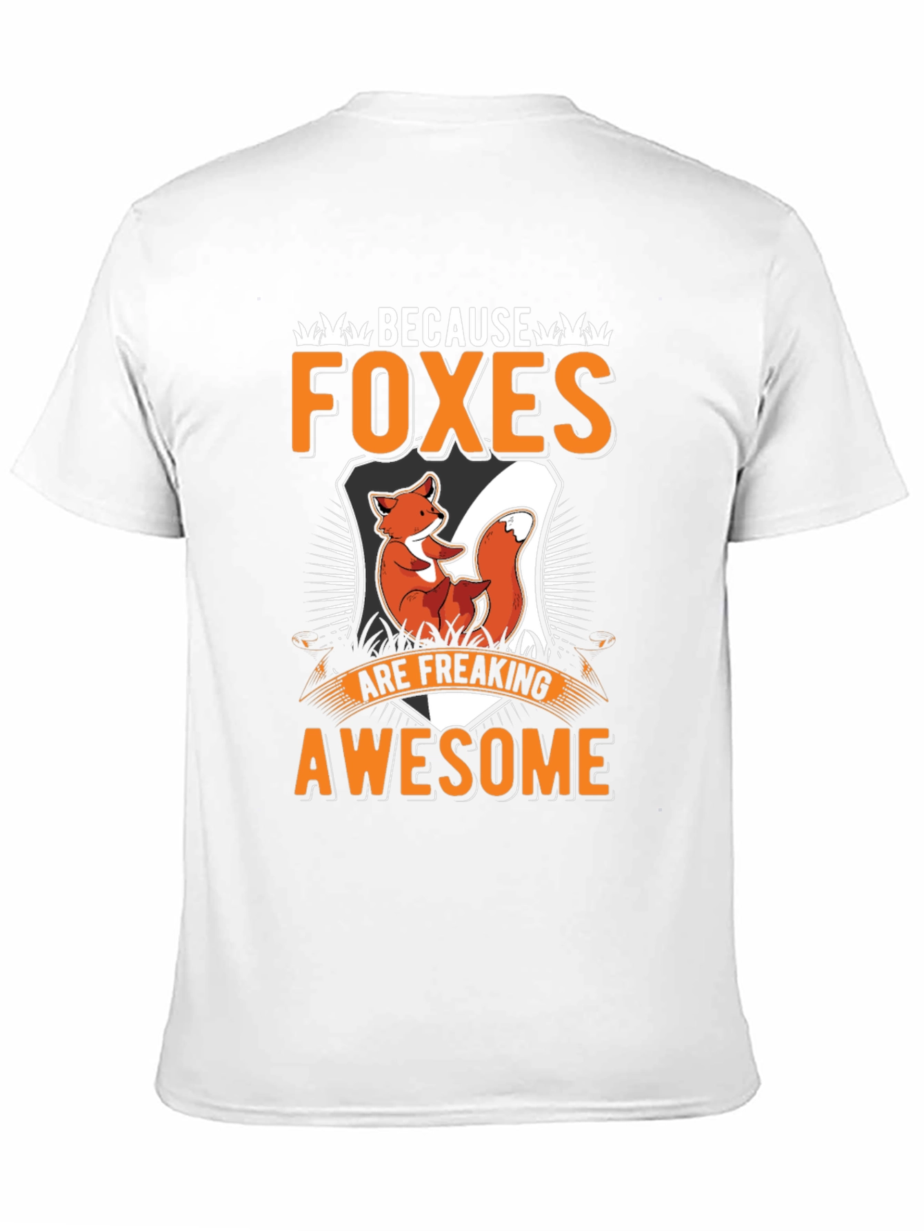Black Foxes Are Awesome T-Shirt view 11