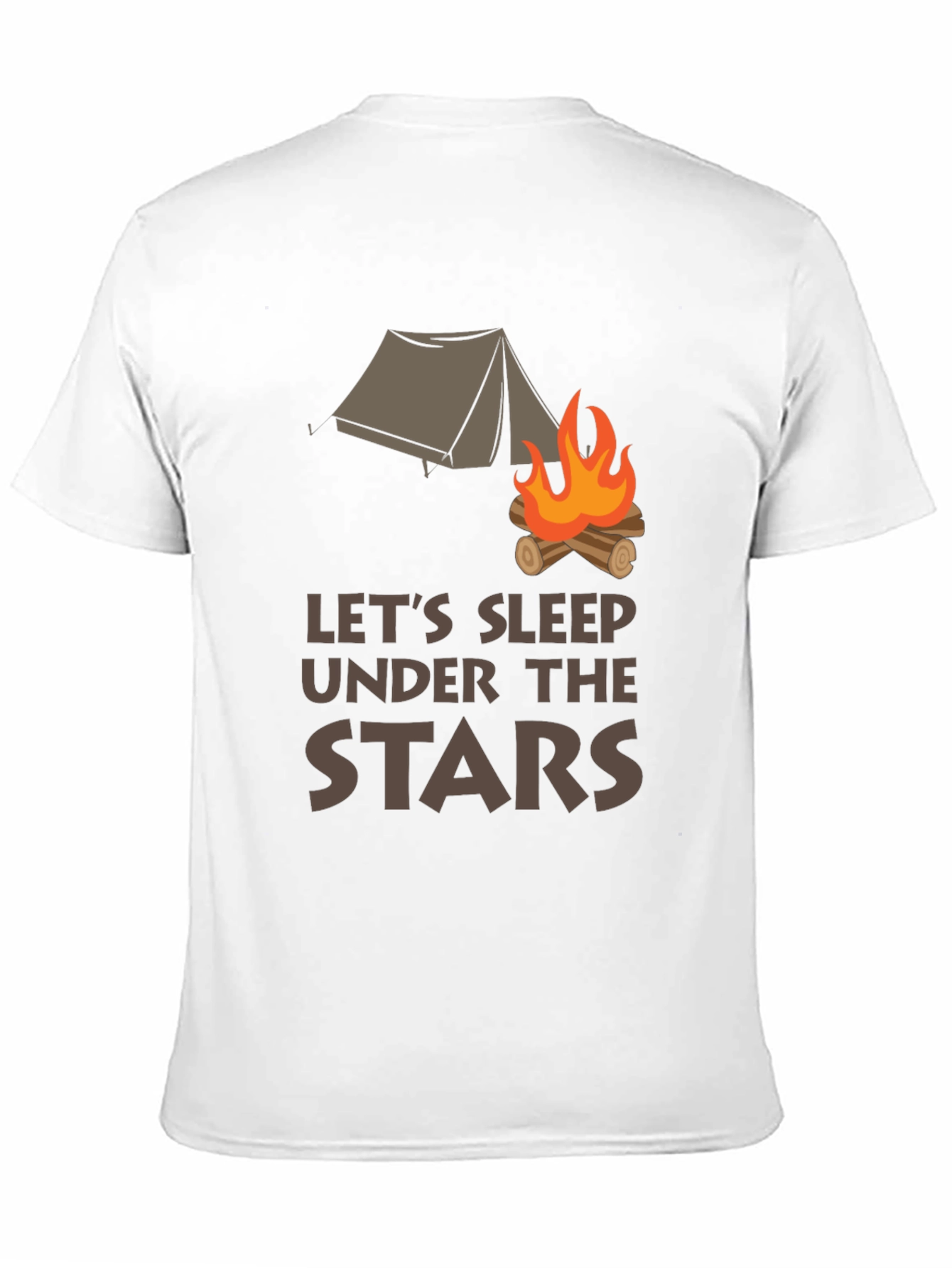 Black Let's Sleep Under the Stars Graphic Tee view 11