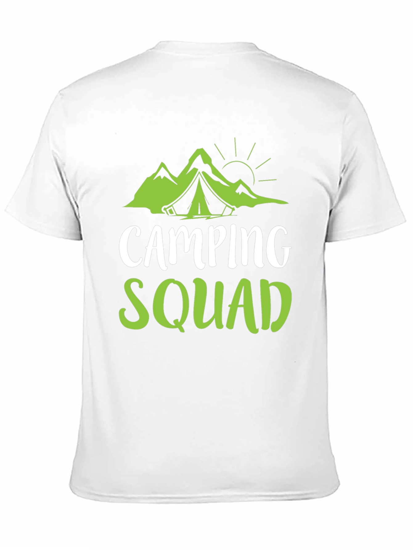 Black Camping Squad Graphic Tee view 11