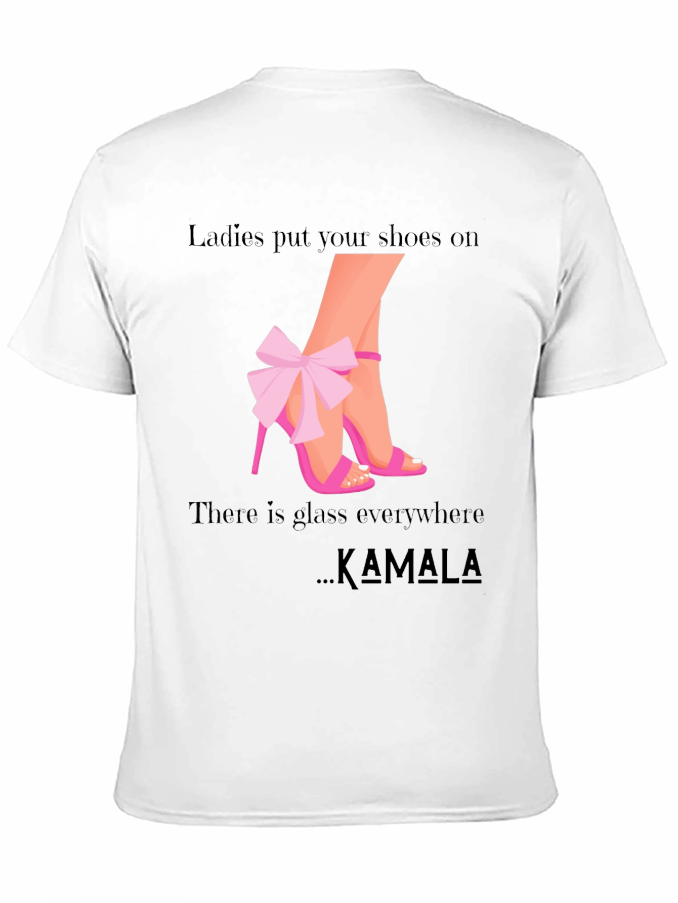 Black Ladies Put Your Shoes On Kamala T-Shirt view 11
