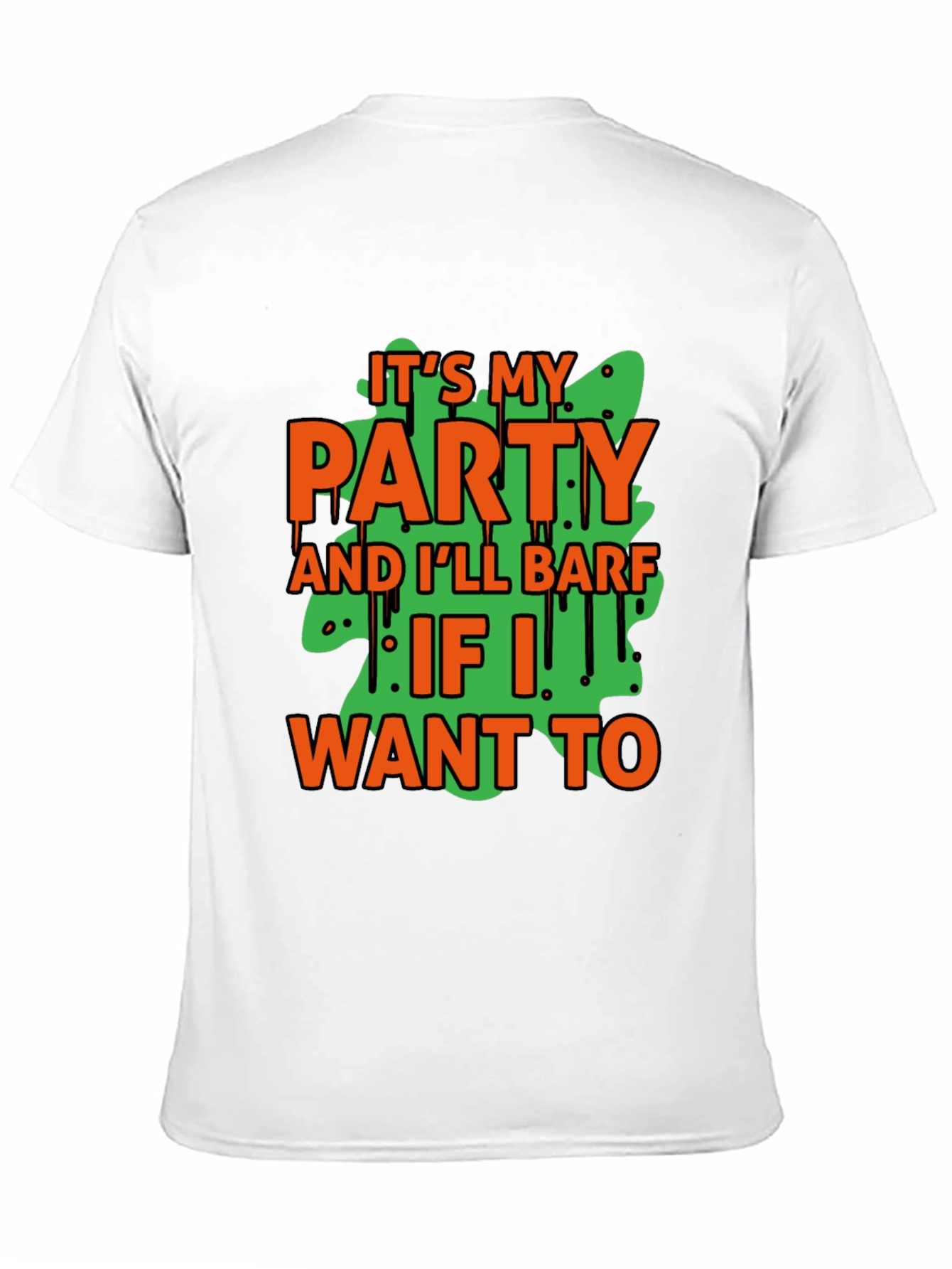 Black It's My Party T-Shirt view 11