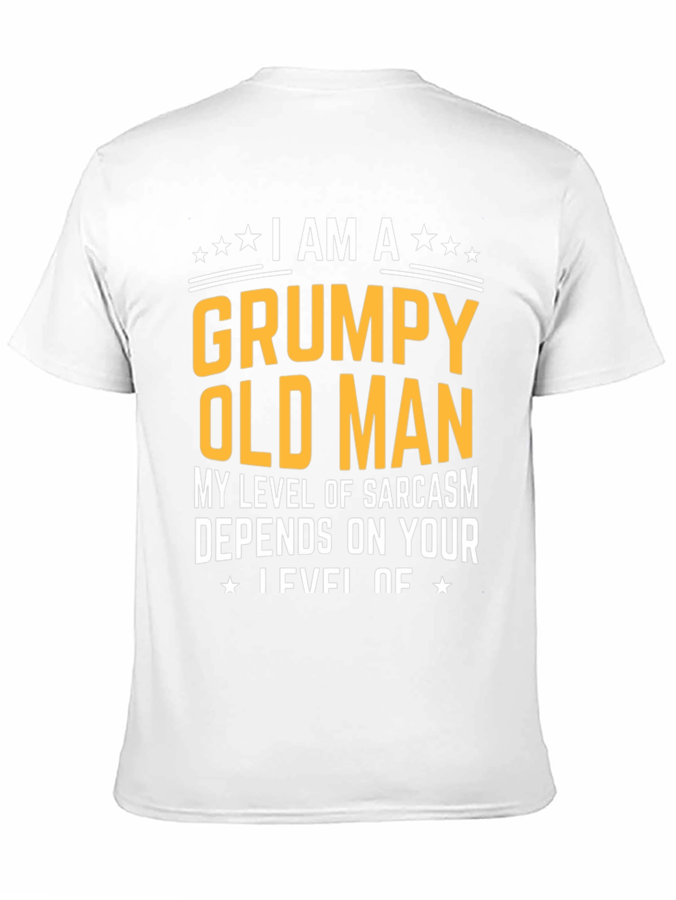 Black Grumpy Old Man Sarcasm T-Shirt - Funny Novelty Tee view 11