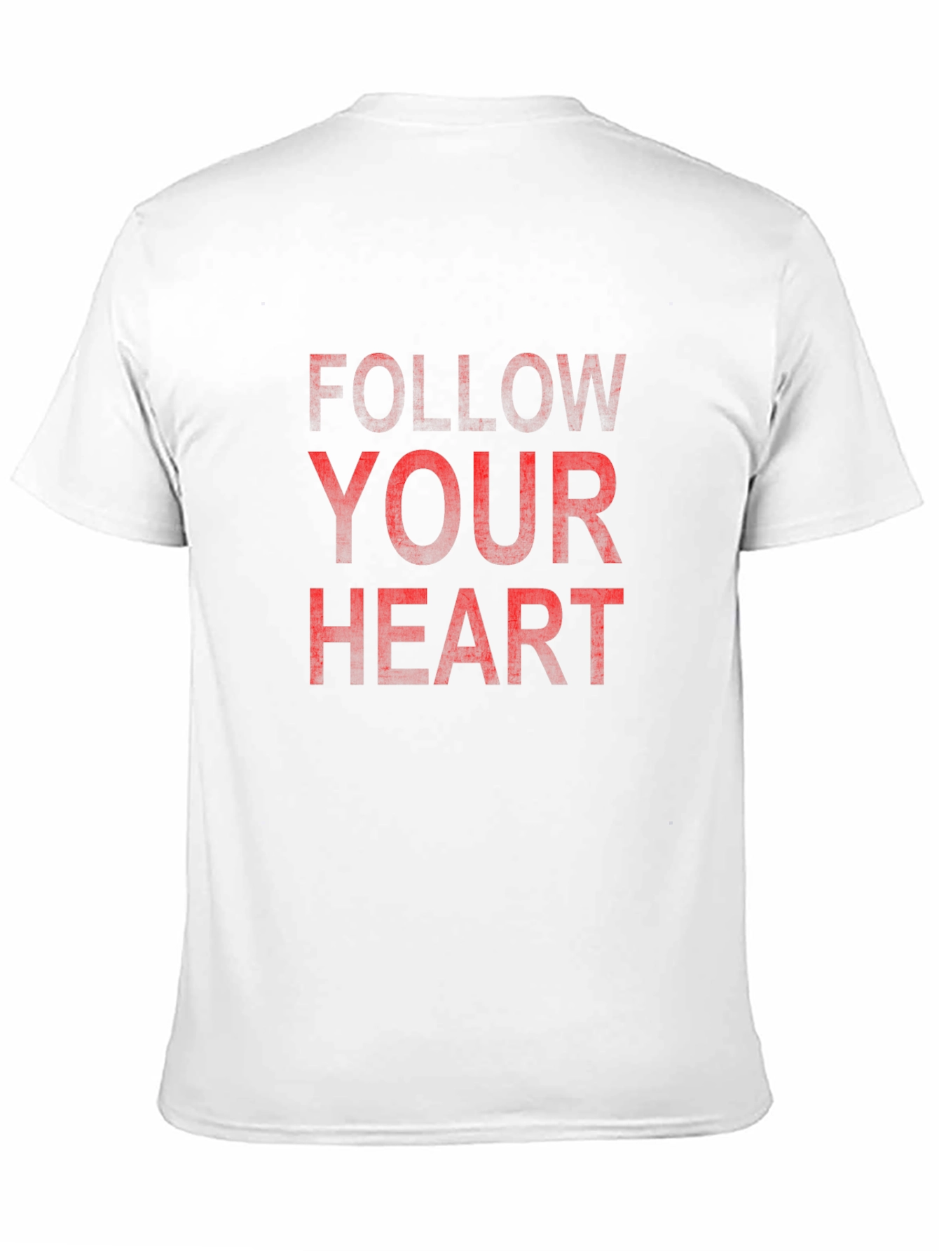 Black Follow Your Heart Graphic Tee - Men's Black T-Shirt view 11