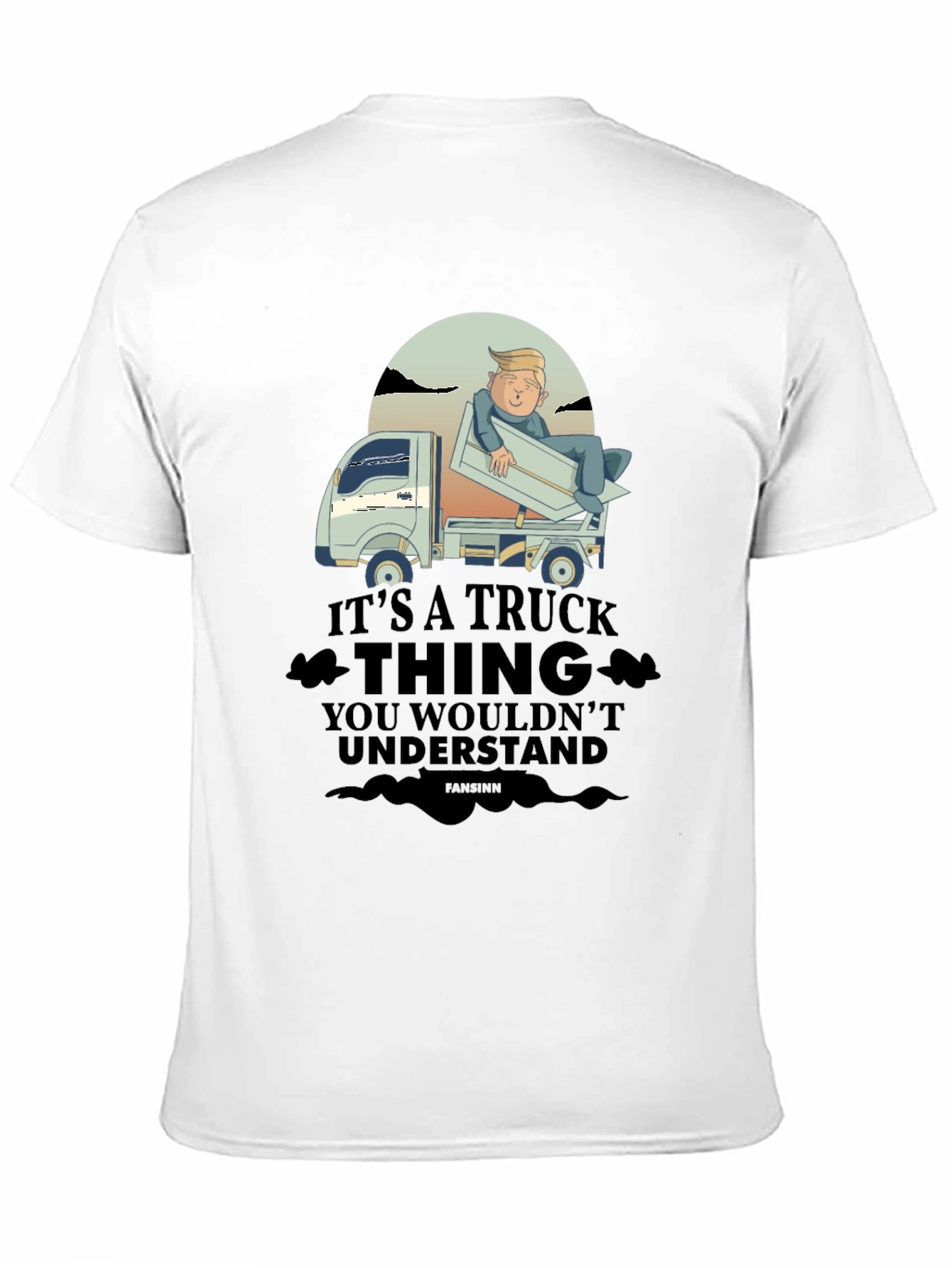 Black Trump Truck Thing T-Shirt view 11