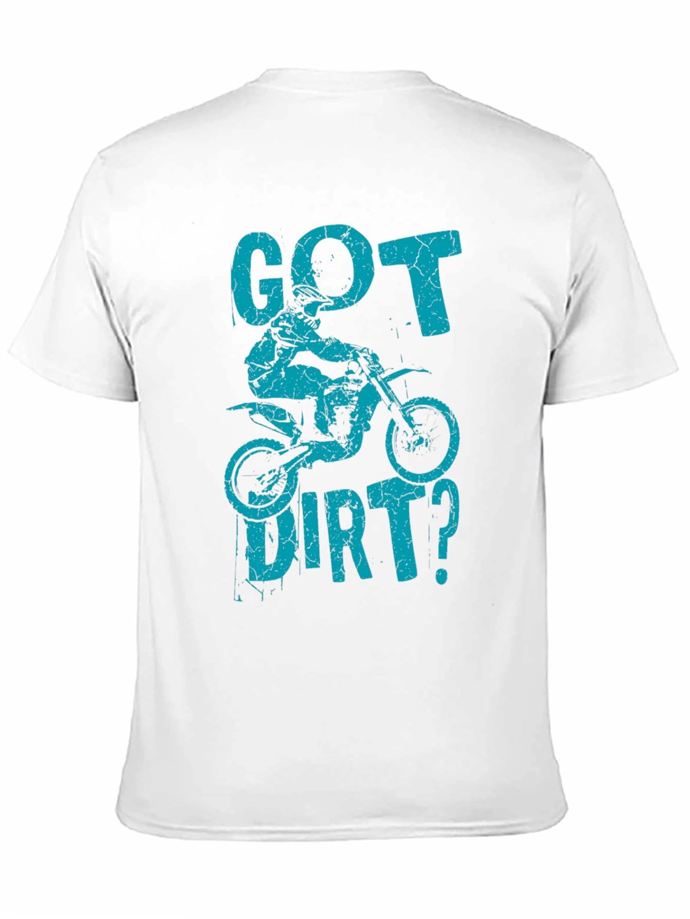 Black Got Dirt? Graphic T-Shirt - Motocross Design view 11