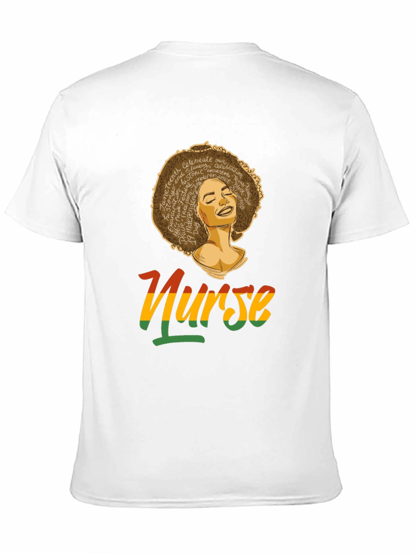 Black Juneteenth Nurse Black Pride T-Shirt view 11