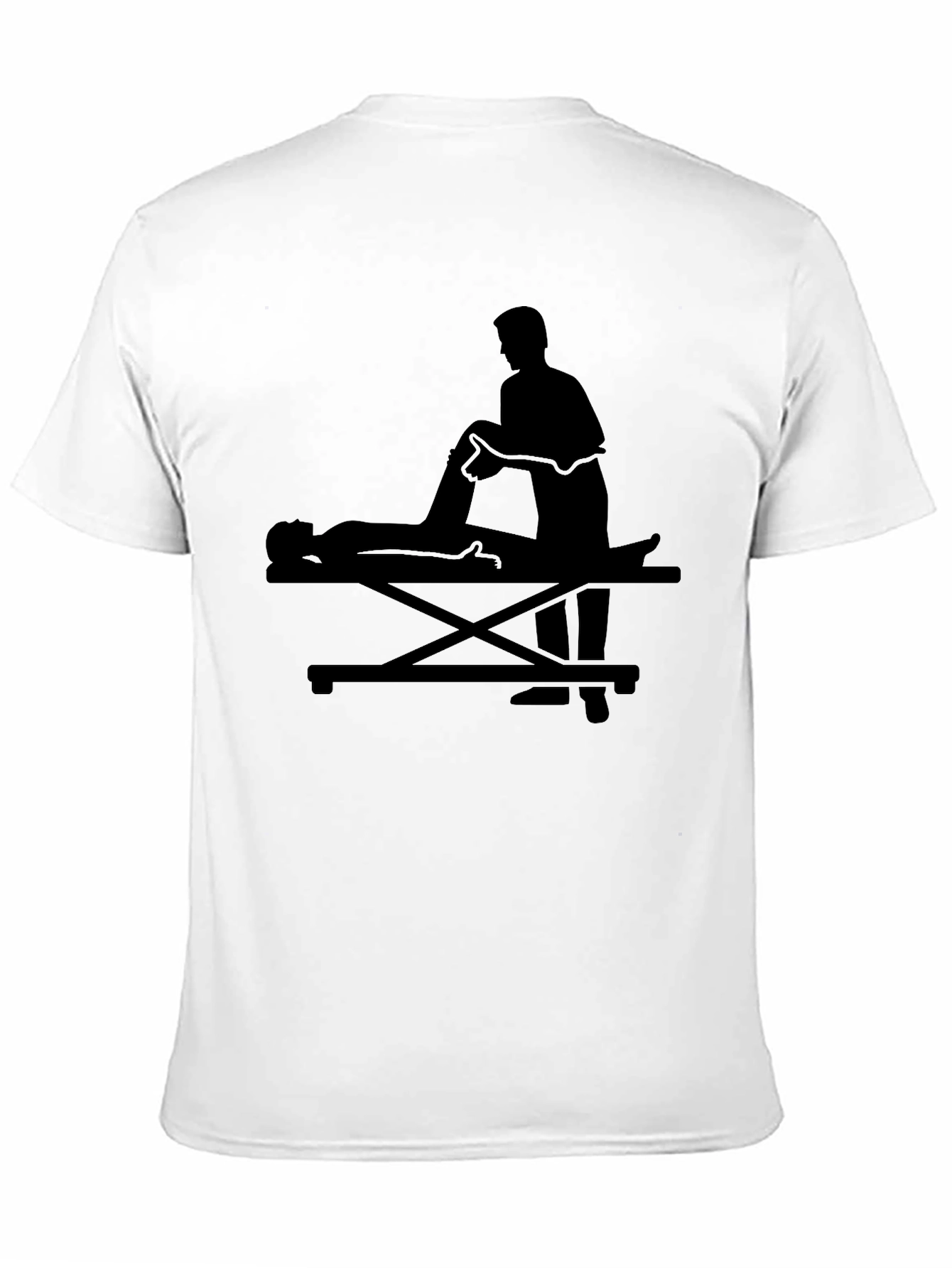 Black Chiropractor T-Shirt - Massage Therapy Tee view 11