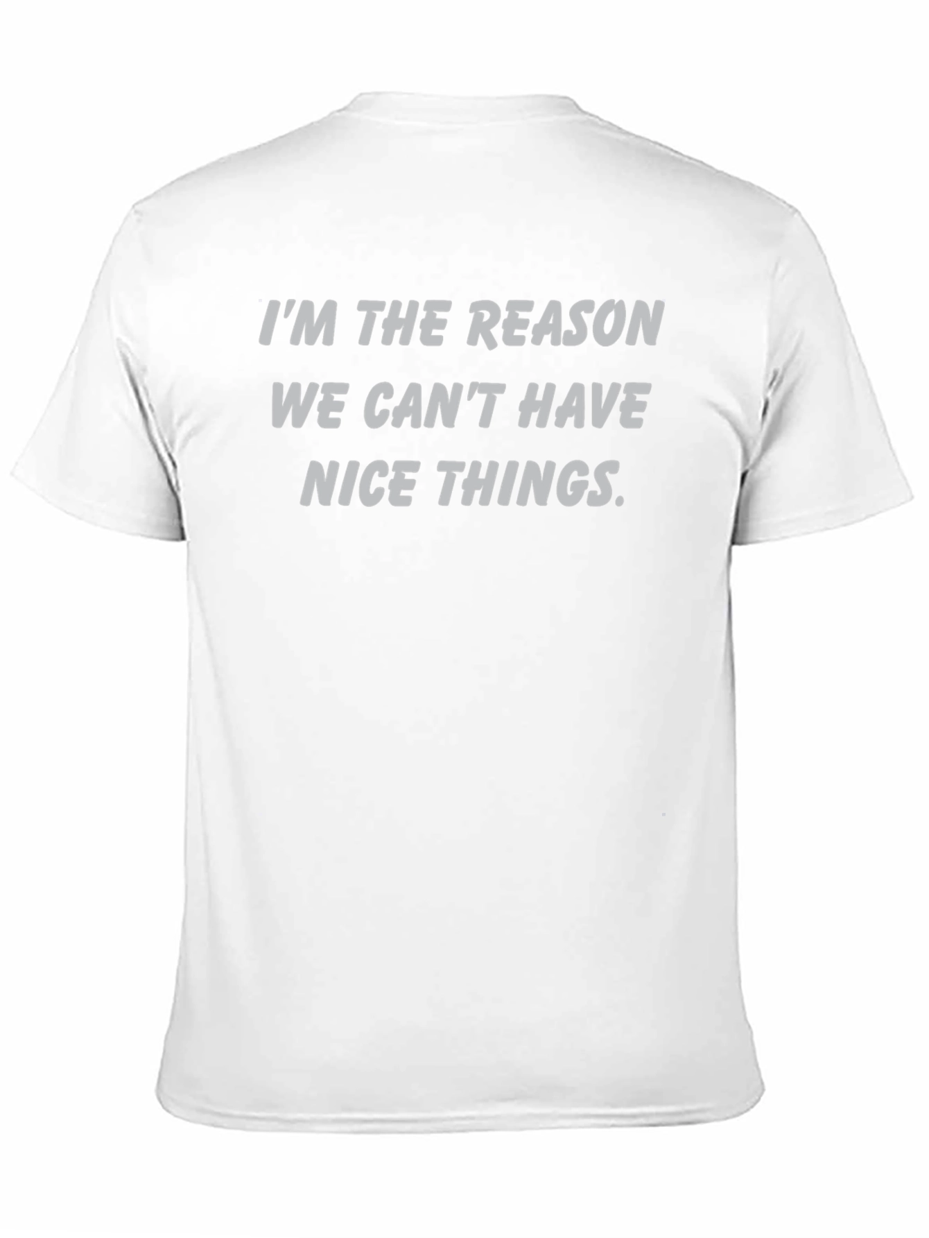Black Funny 'I'm The Reason' Graphic Tee view 11