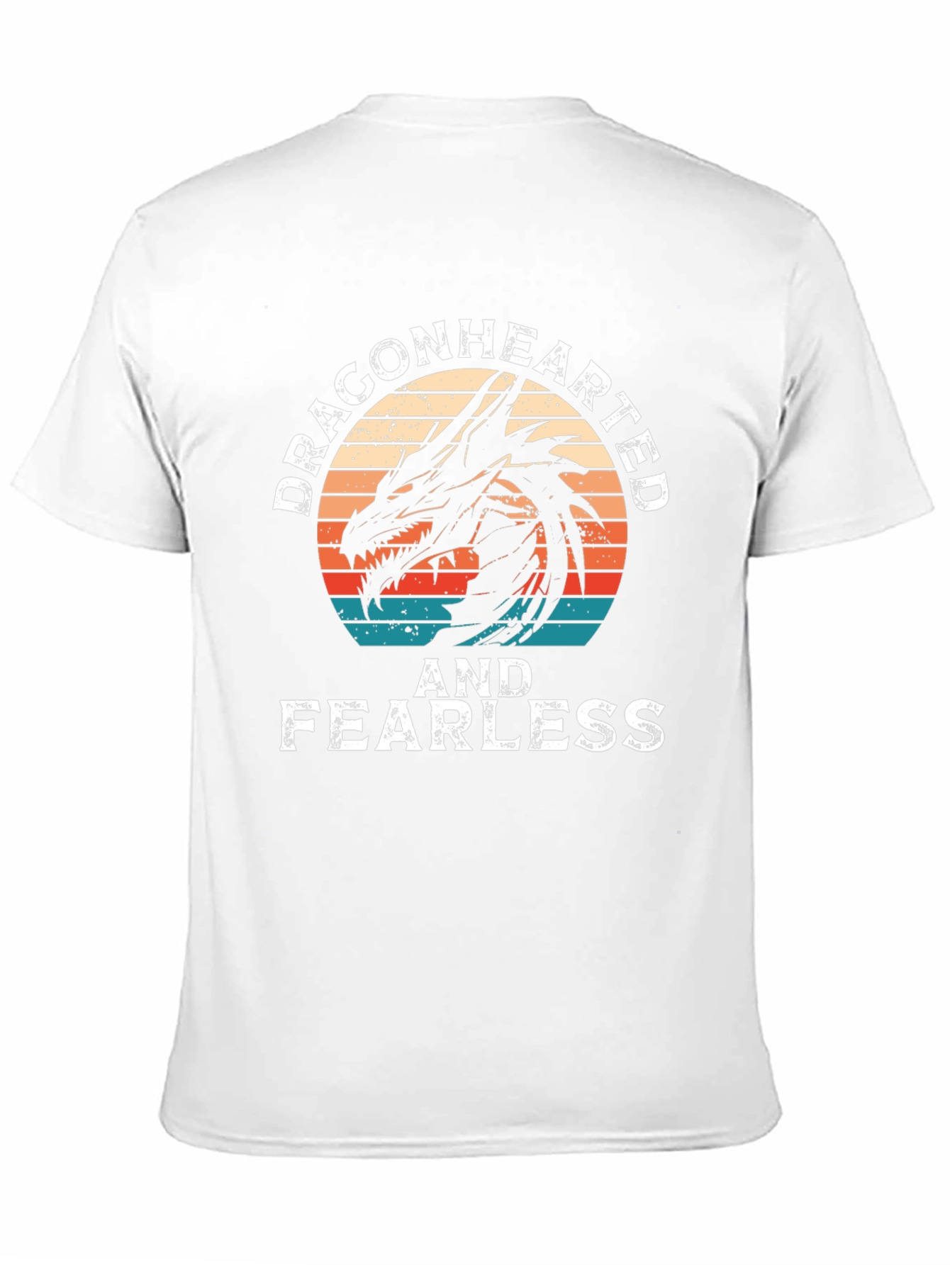 Black Dragonhearted & Fearless Graphic T-Shirt view 11