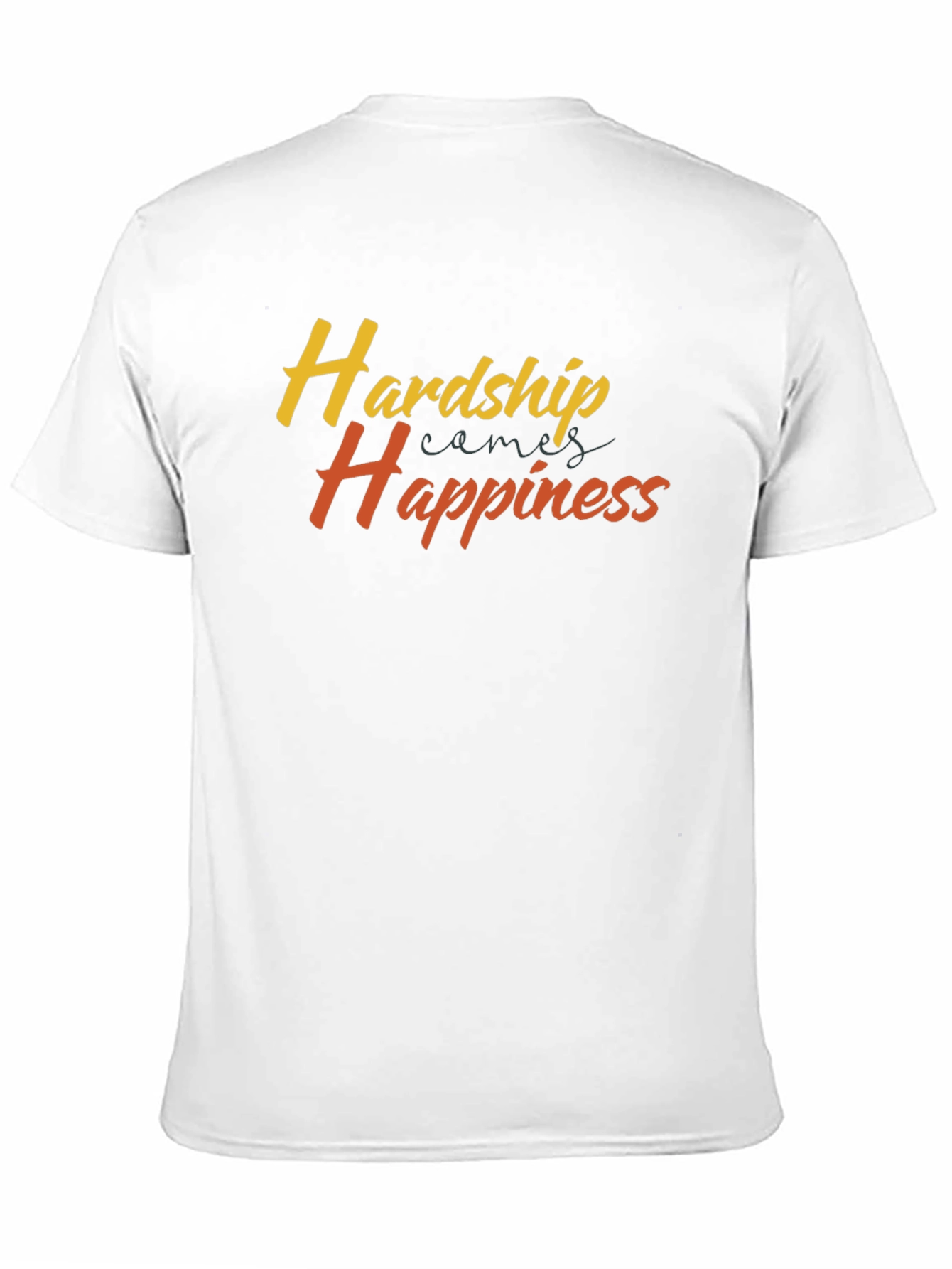 Black Hardship Happiness Graphic Tee - Comfort Fit view 11