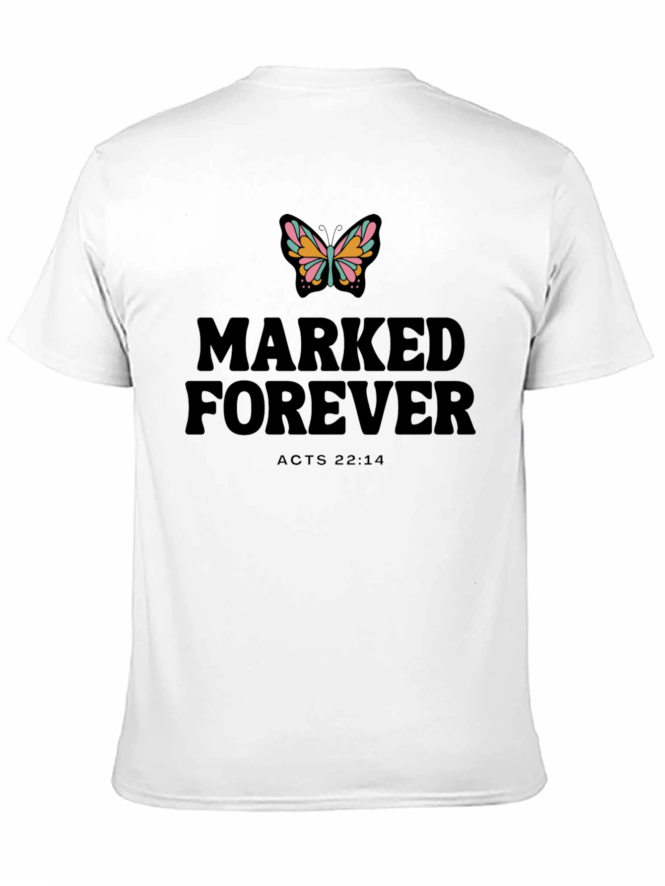 Black Marked Forever T-Shirt view 11