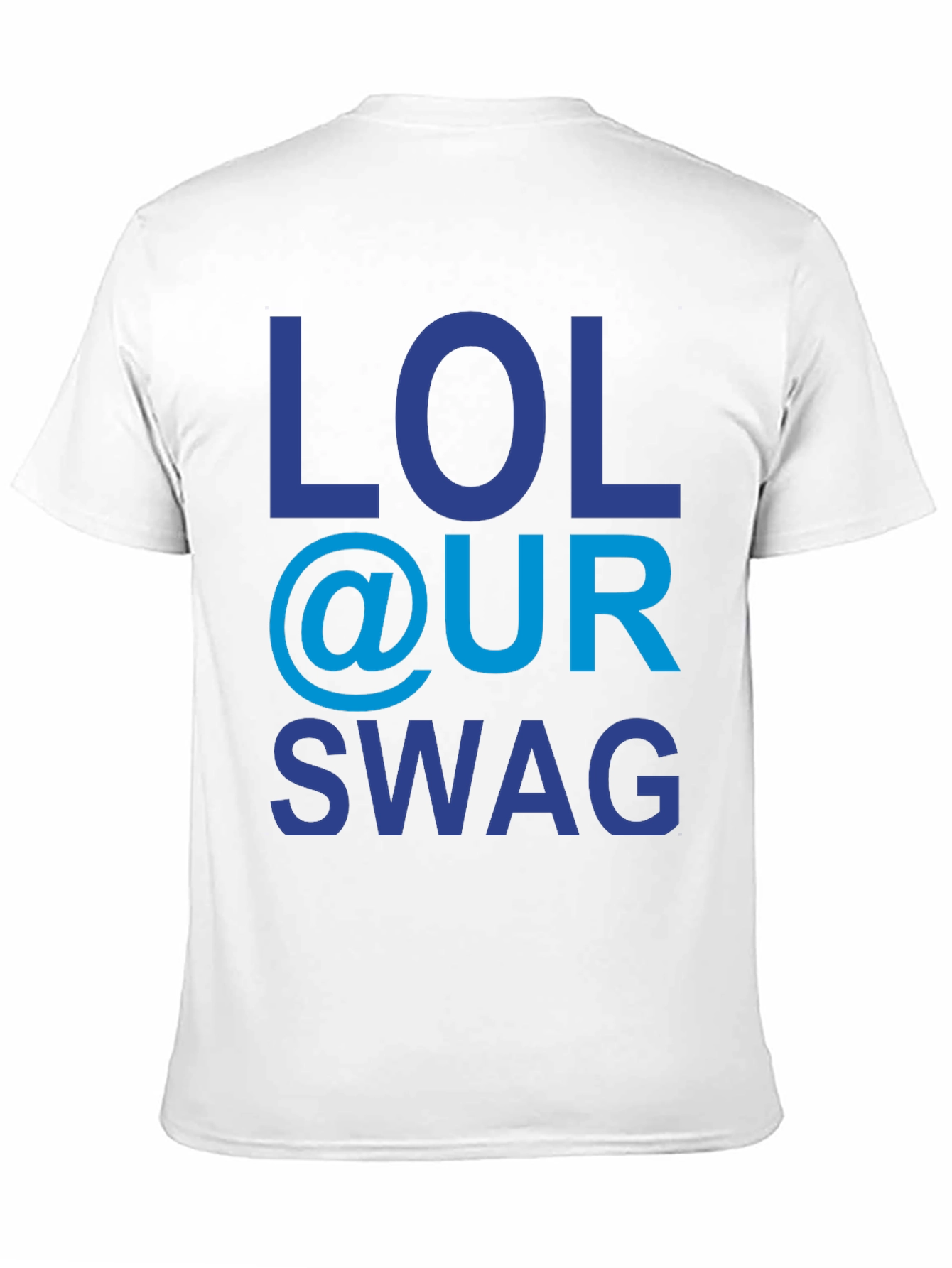 Black LOL @ UR SWAG Graphic Tee - Trendy & Fun! view 11