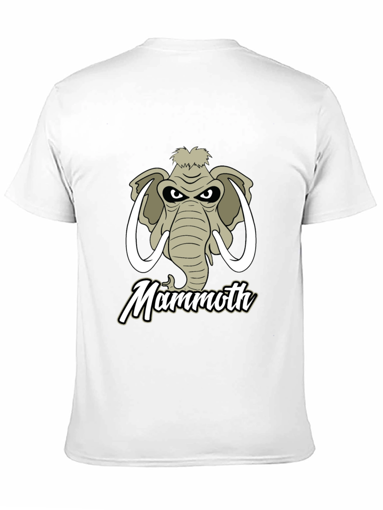 Black Mammoth Graphic Tee - Black Casual T-Shirt view 11
