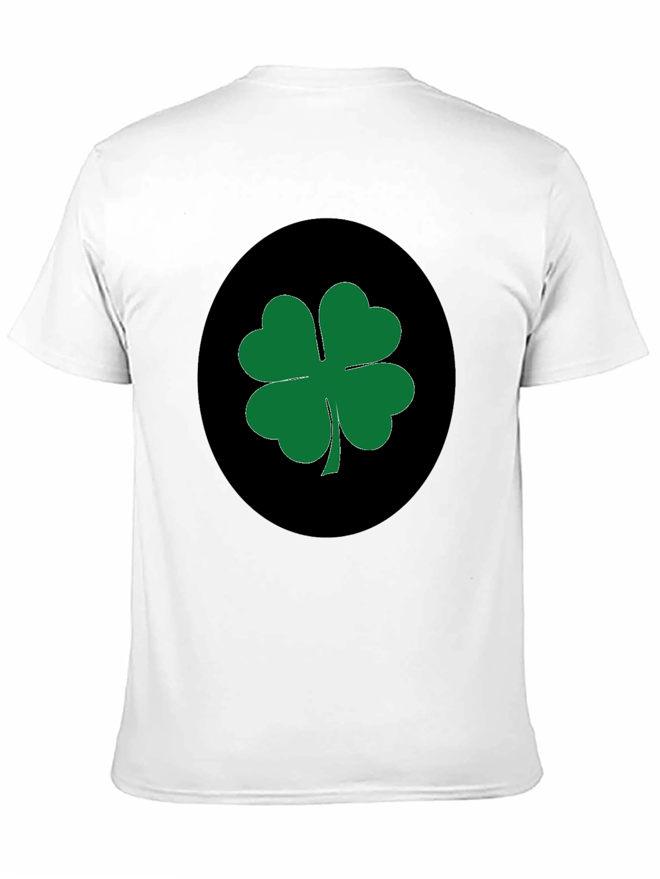 Black Lucky Clover Black T-Shirt view 11