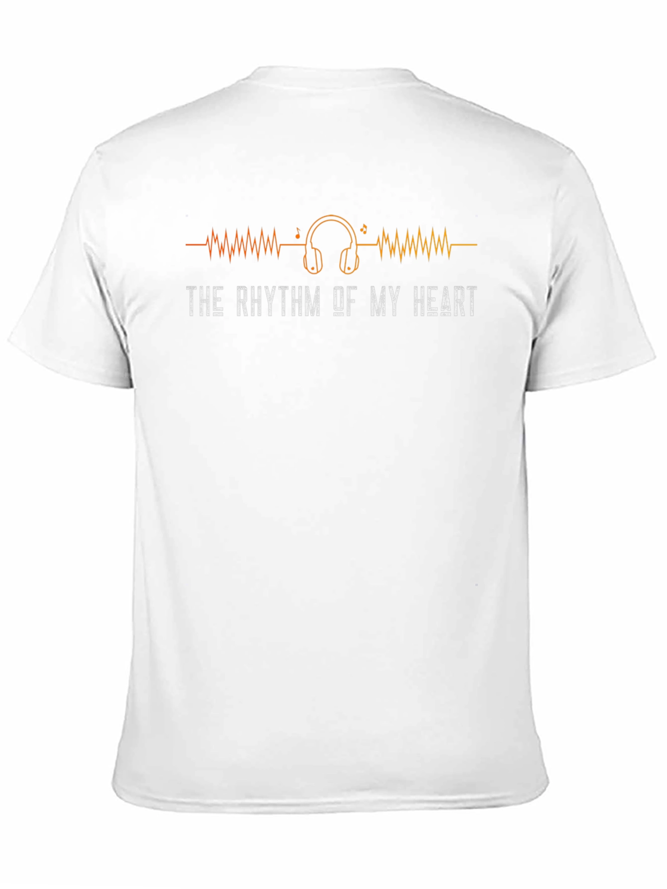 Black The Rhythm Of My Heart - Music Lover T-Shirt view 11