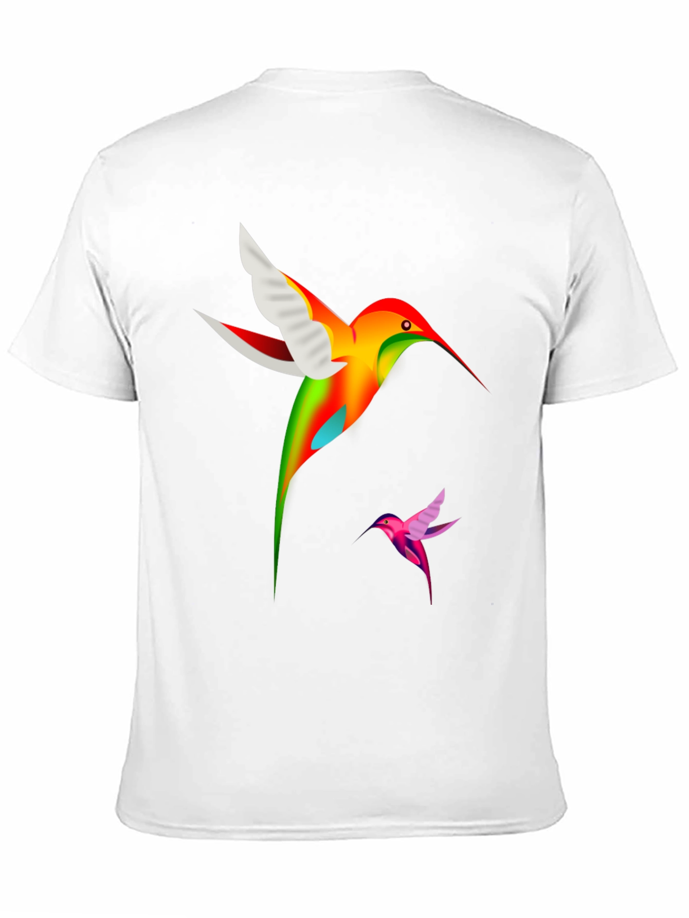 Black Hummingbird Graphic Tee - Bold Bird Design view 11