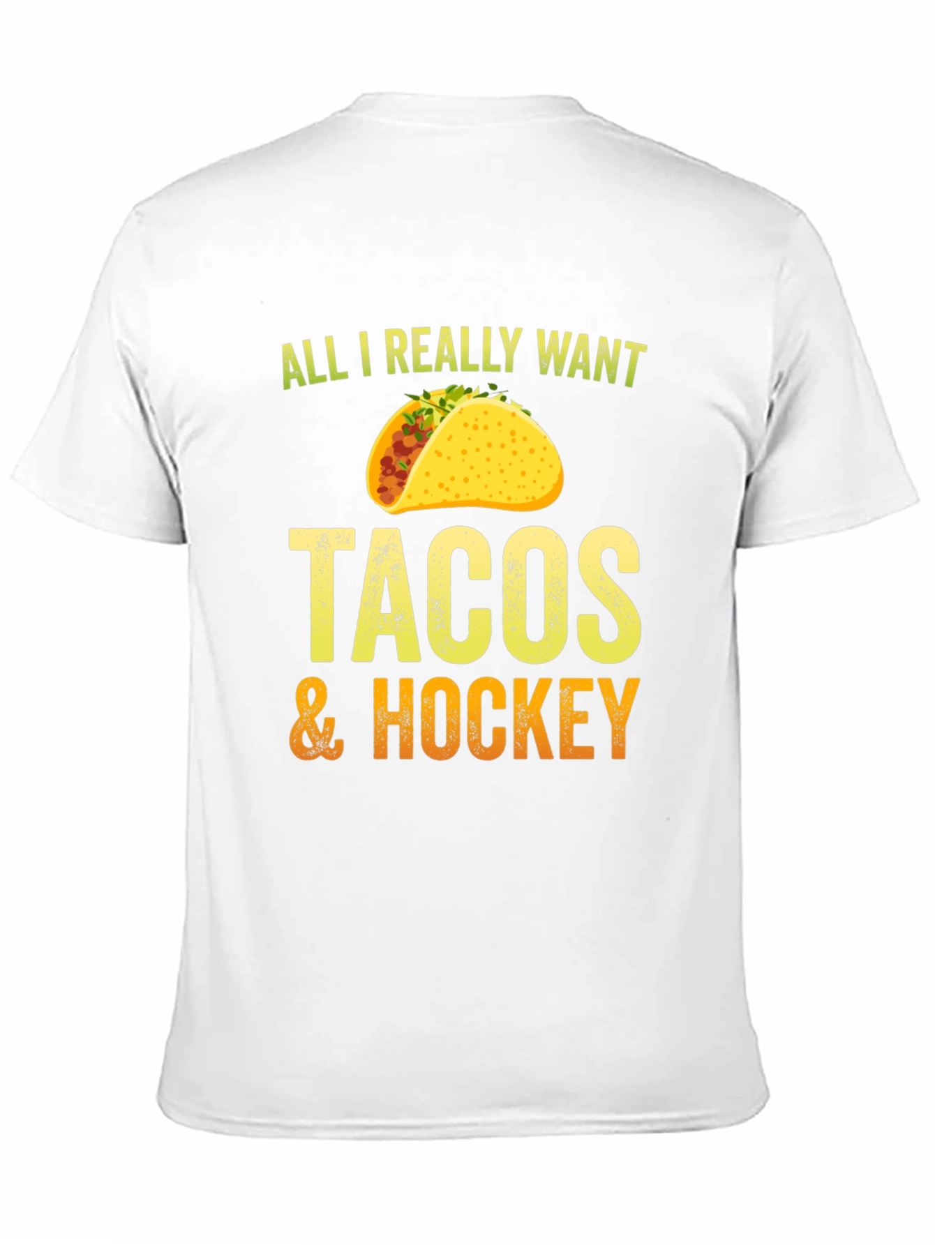 Black Tacos & Hockey Graphic Tee view 11