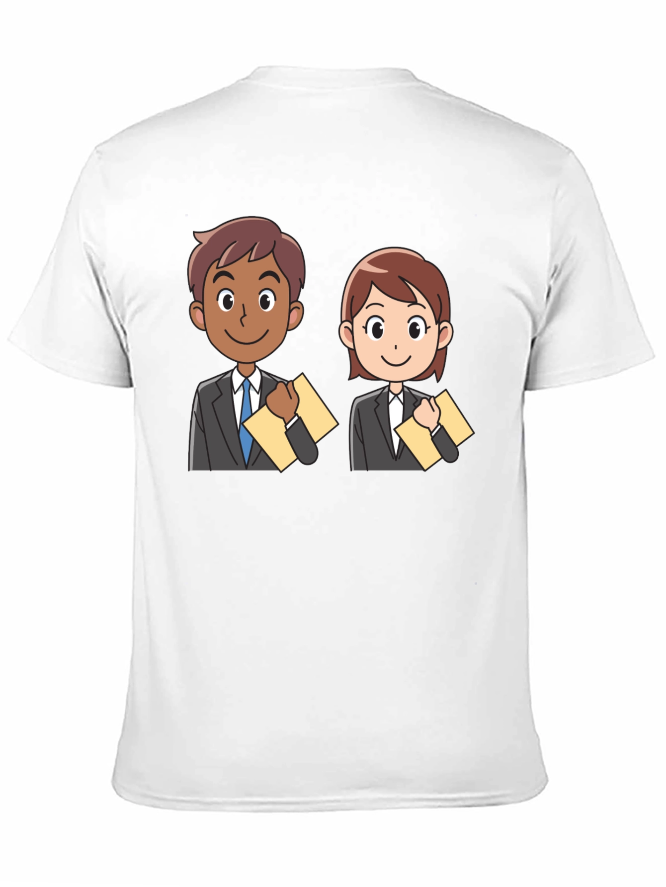 Black Business Ready Cartoon T-Shirt view 11