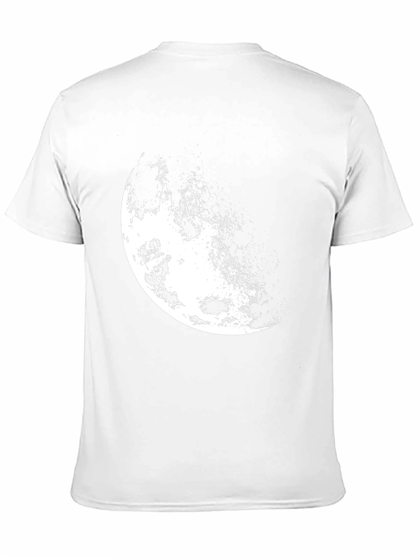 Black Lunar Phase Black T-Shirt view 11