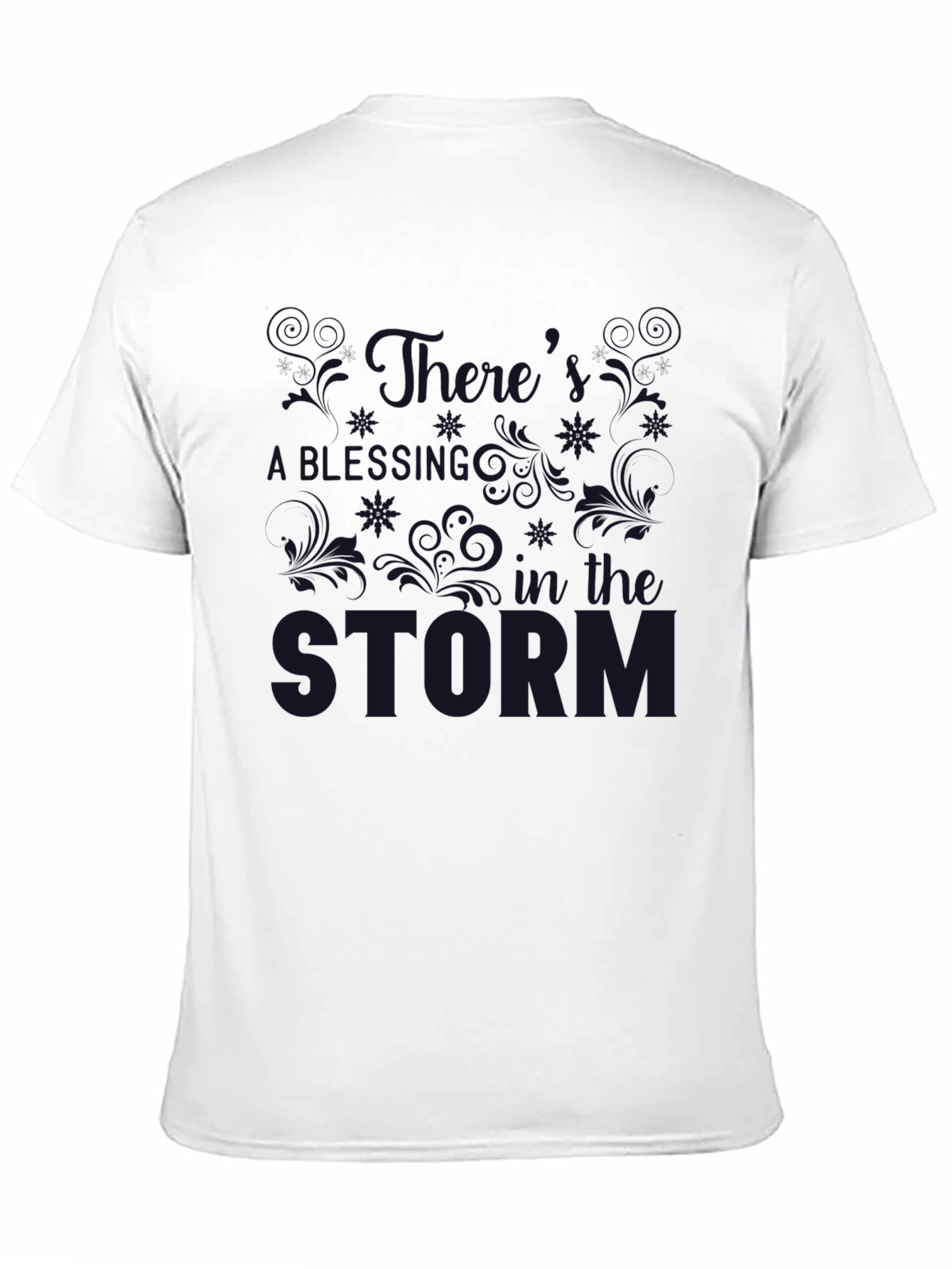 Black Survive The Storm Graphic Tee view 11