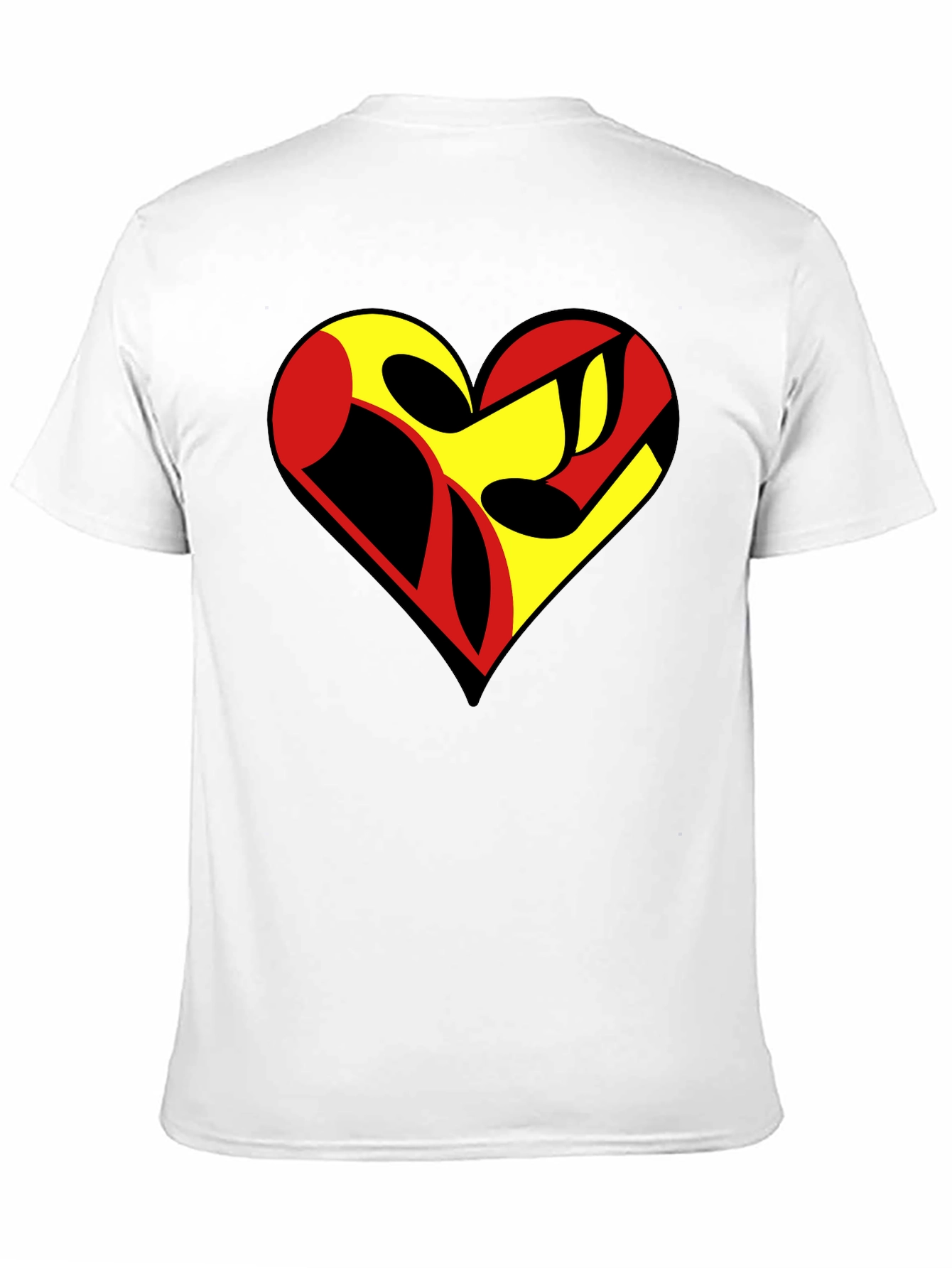 Black Heart Graphic Black T-Shirt view 11