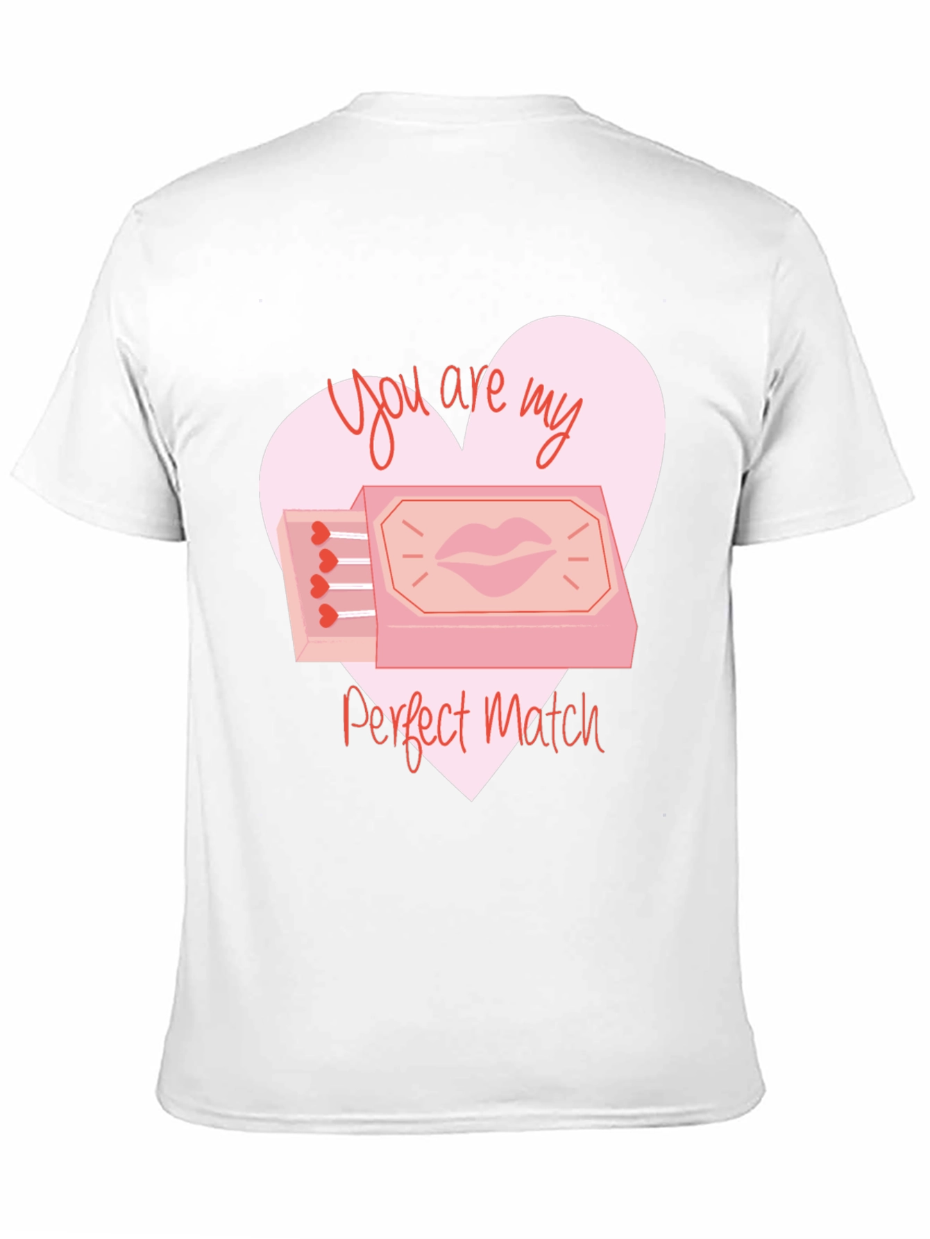Black Perfect Match Graphic T-Shirt - Valentine's Day view 11