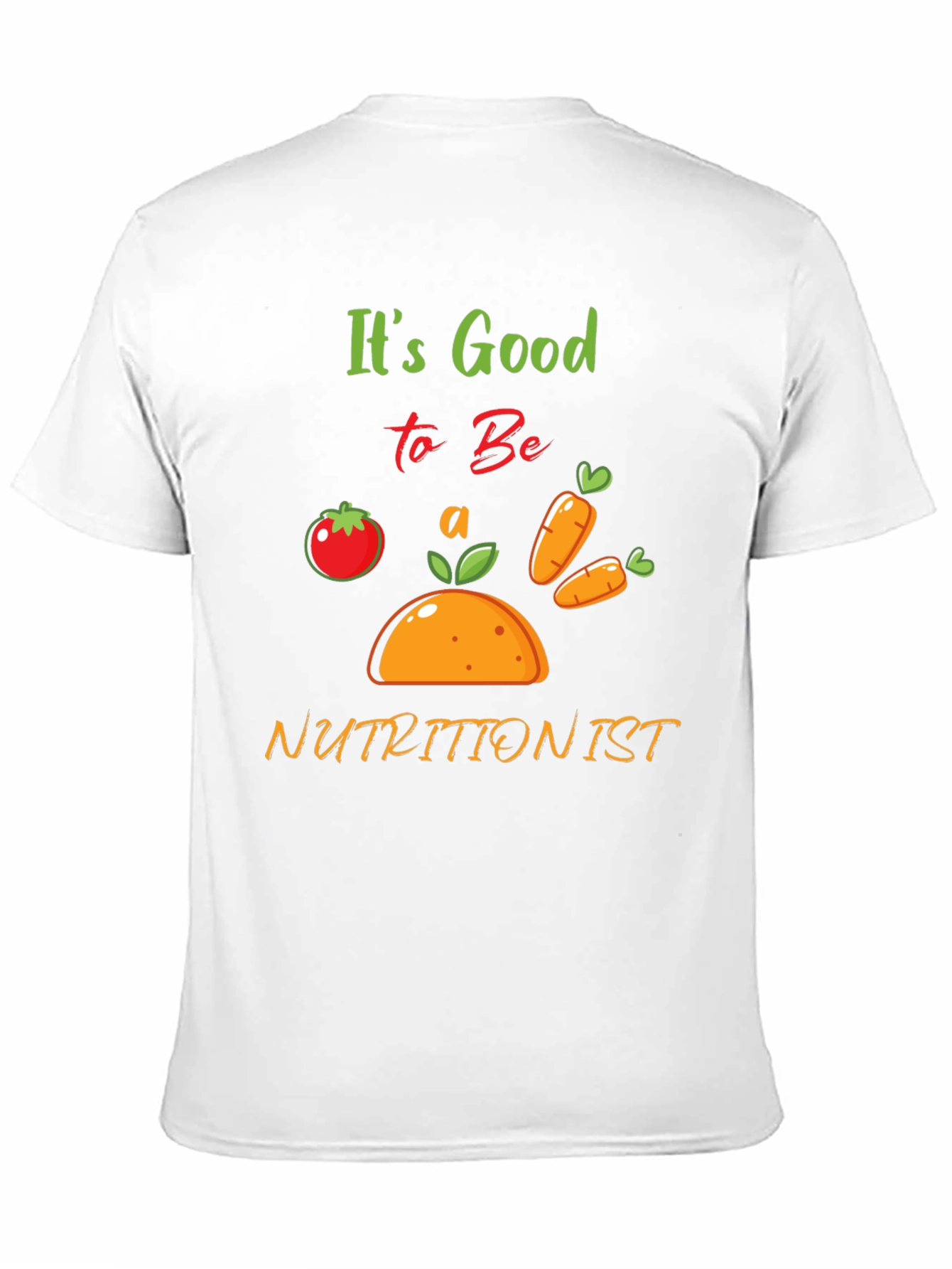Black It's Good to Be a Nutritionist T-Shirt - Black view 11