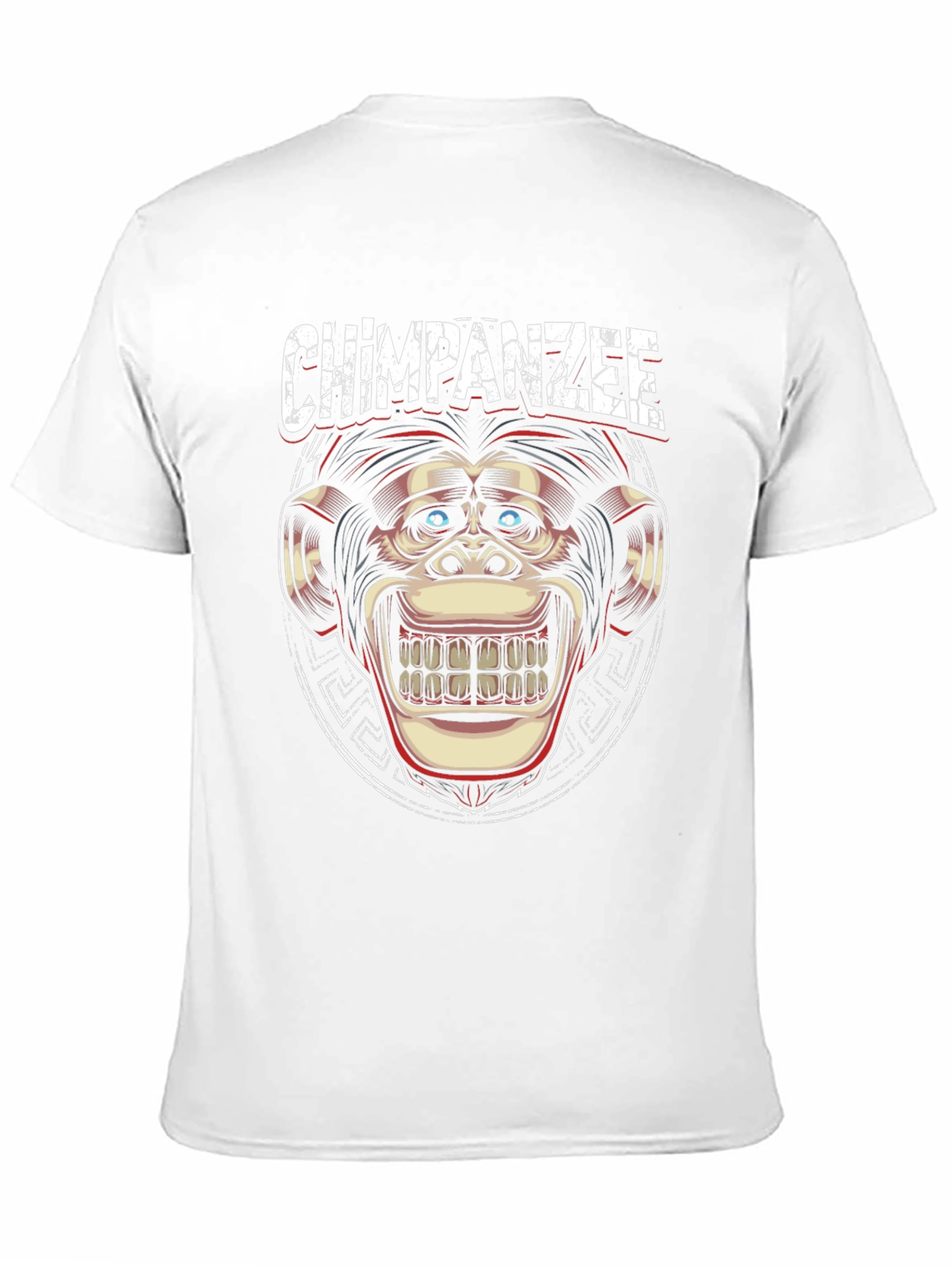 Black Chimpanzee Graphic Print T-Shirt view 11