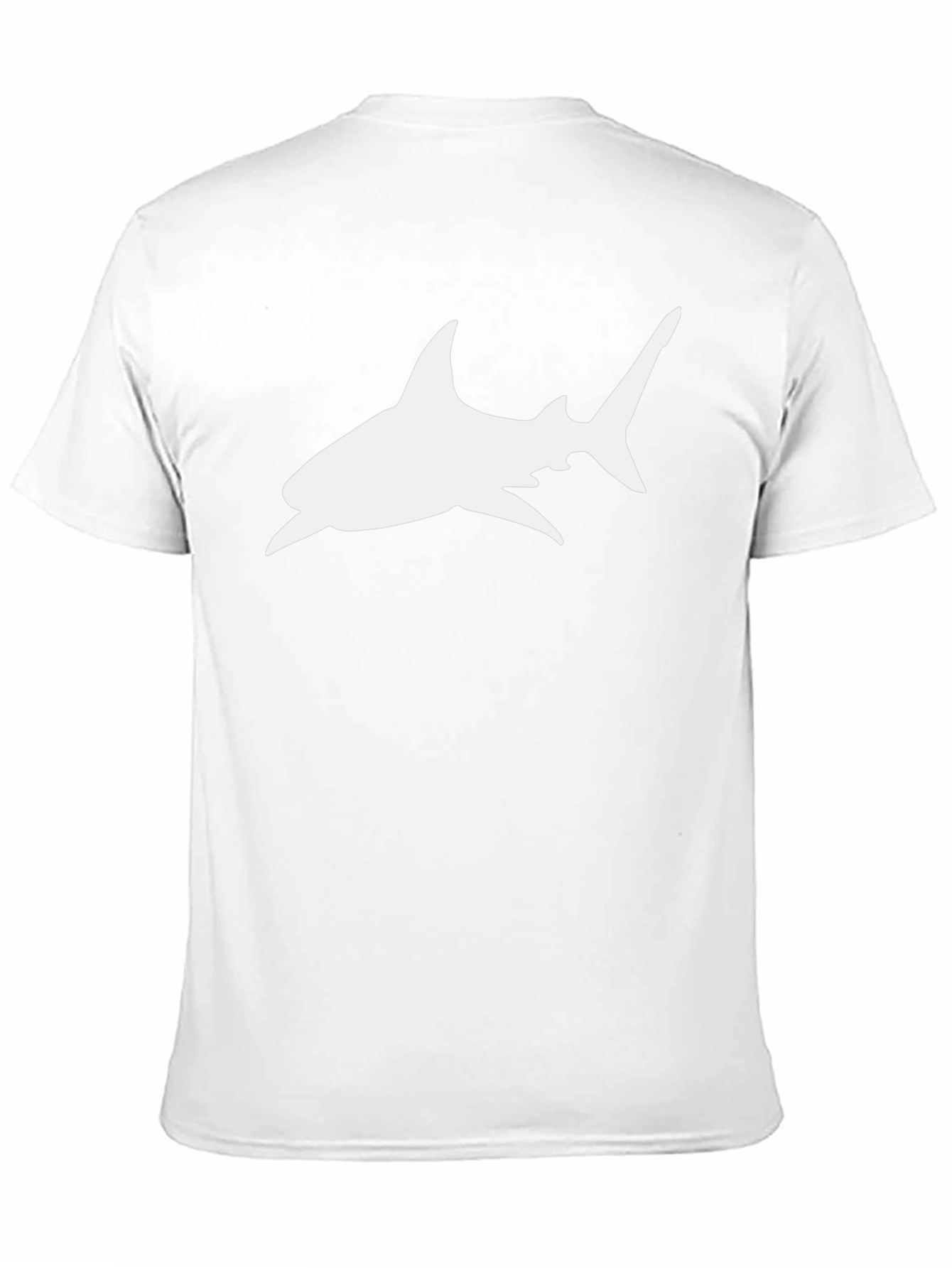 Black Black Shark Graphic Tee - Men's Casual T-Shirt view 11