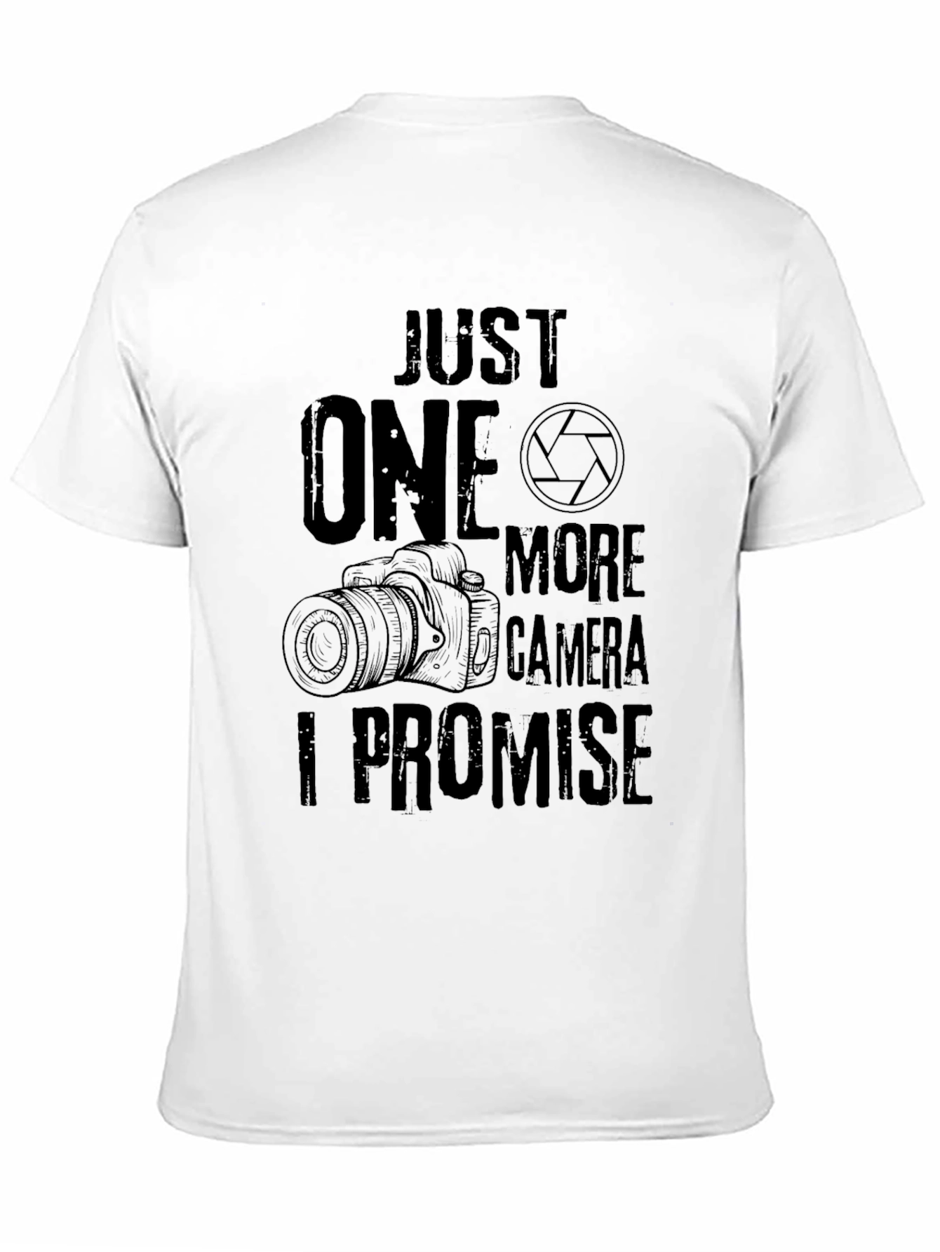 Black Just One More Camera, I Promise - Black Graphic Tee view 11