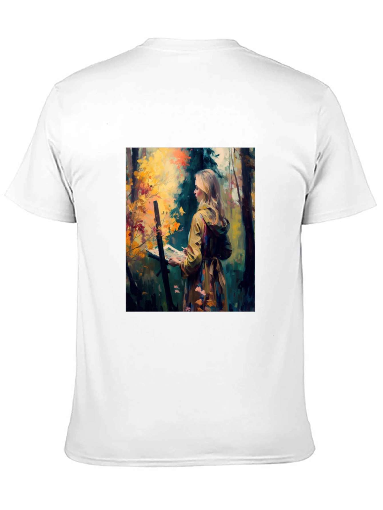 Black Artist in Woods Graphic Tee - Black view 11