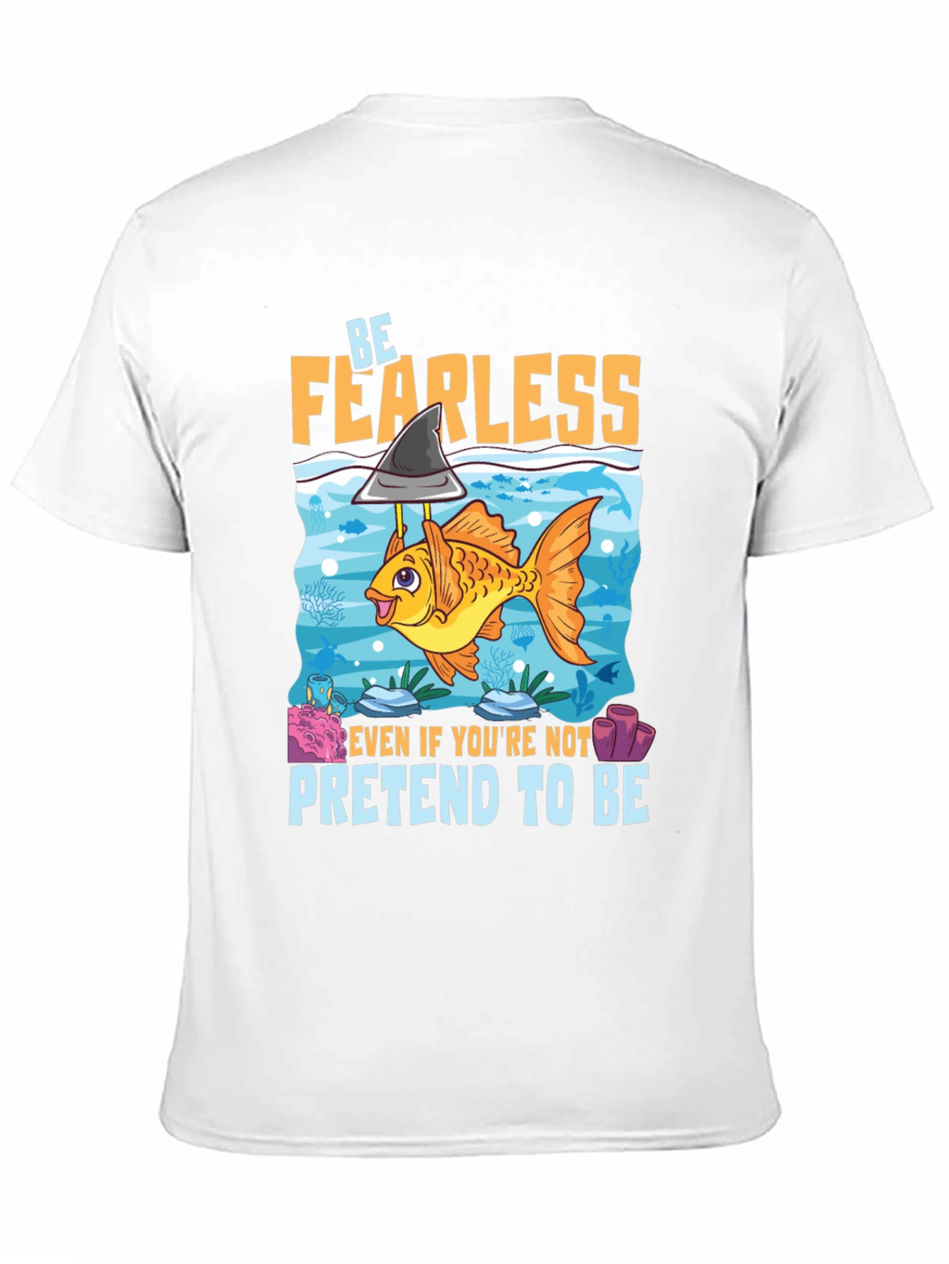 Black Be Fearless Graphic T-Shirt view 11