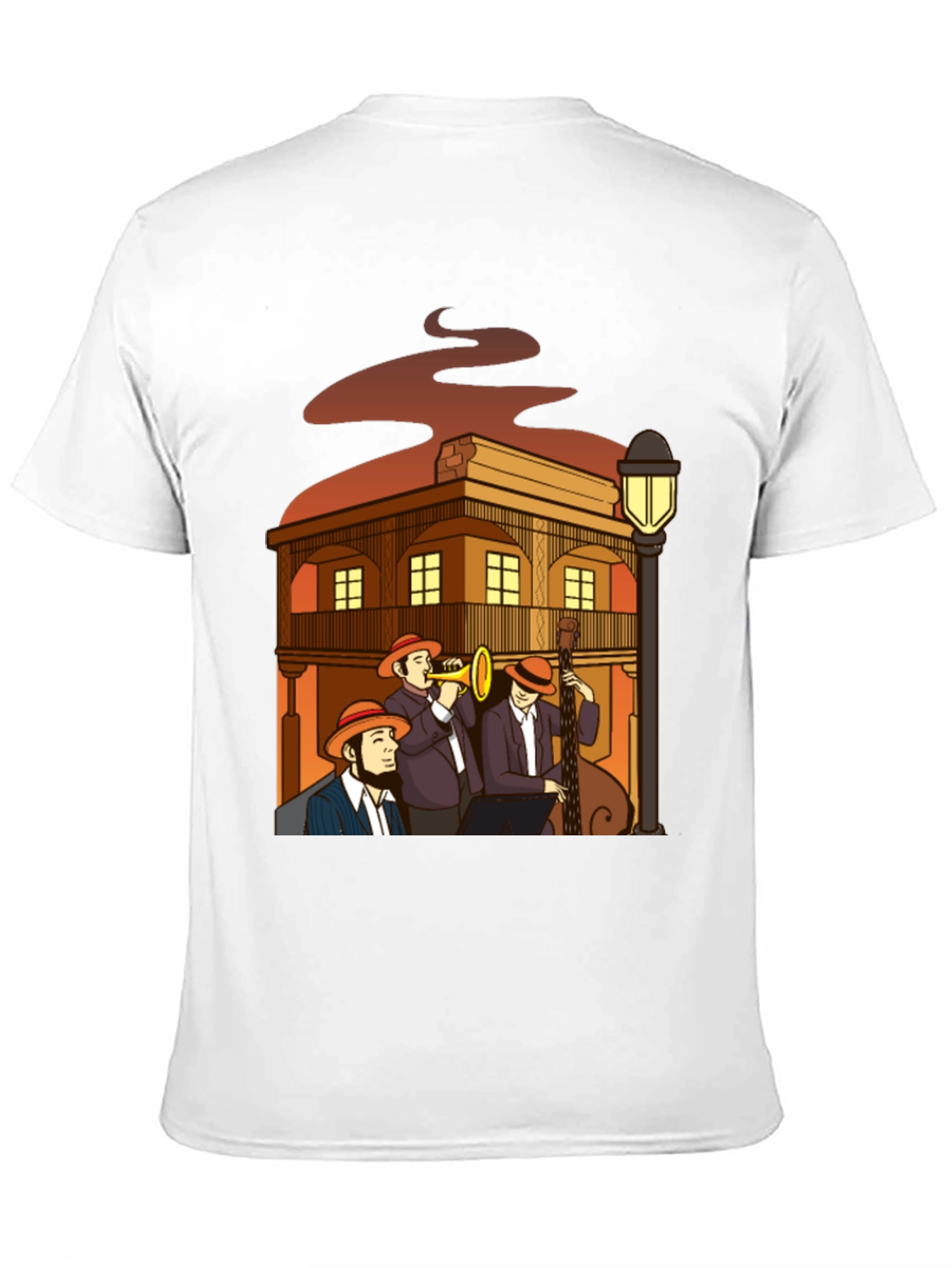 Black Jazz Band T-Shirt - New Orleans Style view 11