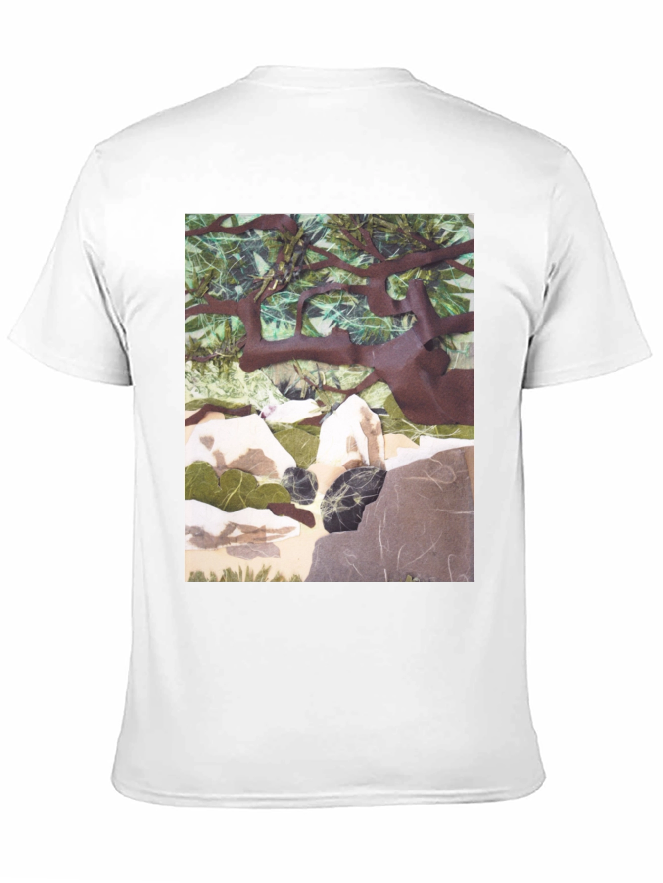 Black Nature Scene Graphic Print T-Shirt - Relaxed Fit view 11