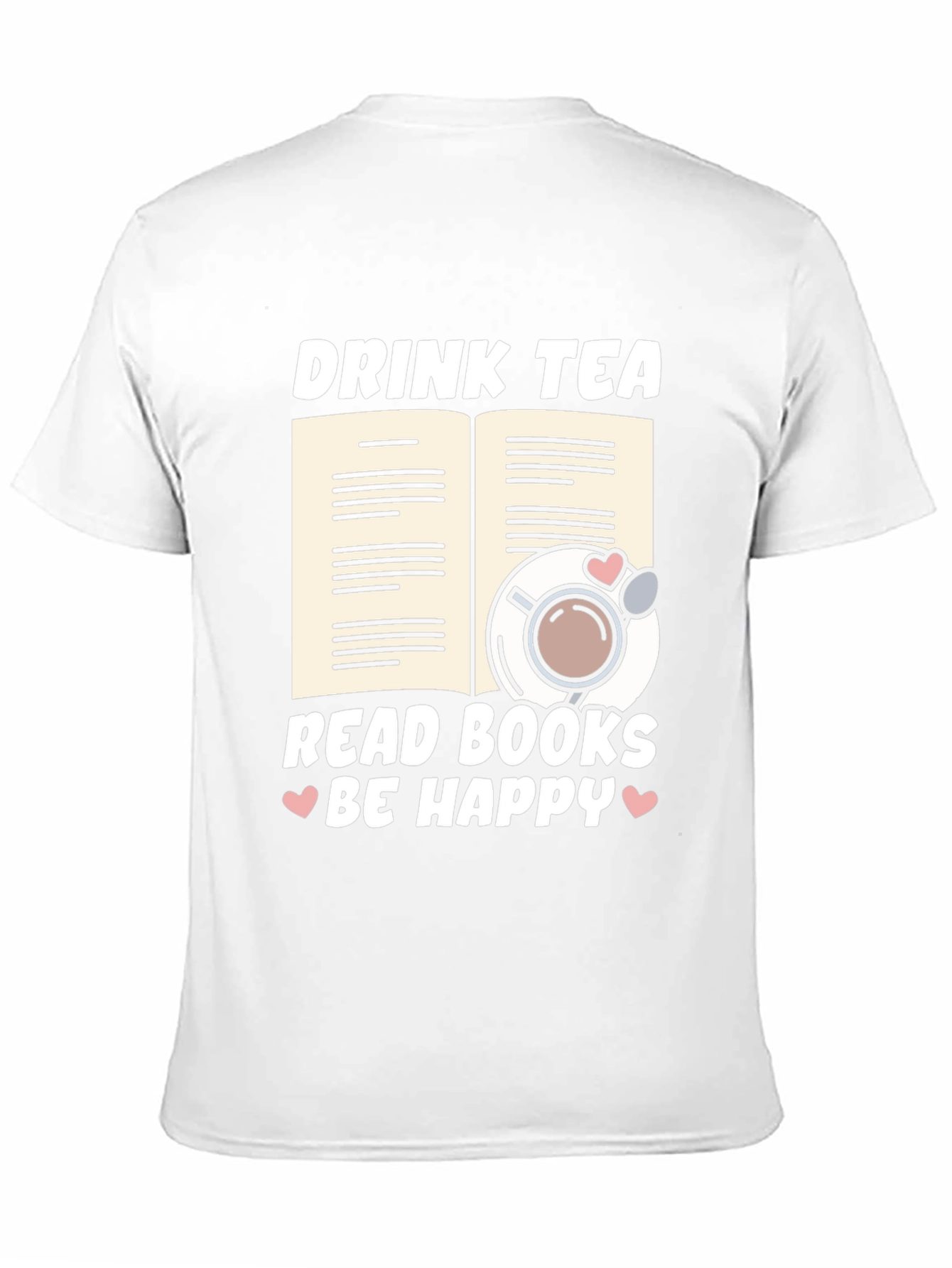 Black Drink Tea Read Books T-Shirt view 11