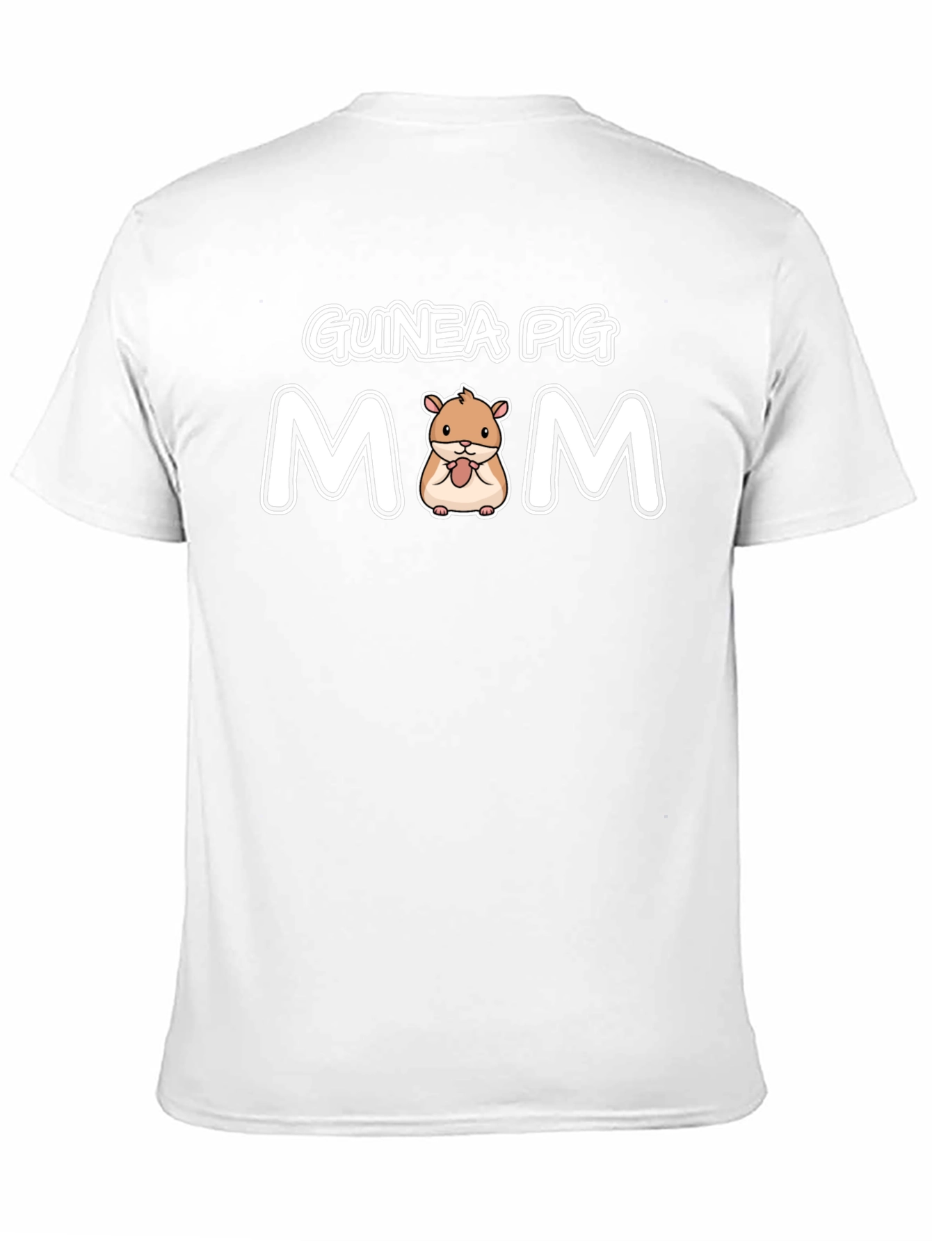 Black Guinea Pig Mom T-Shirt view 11
