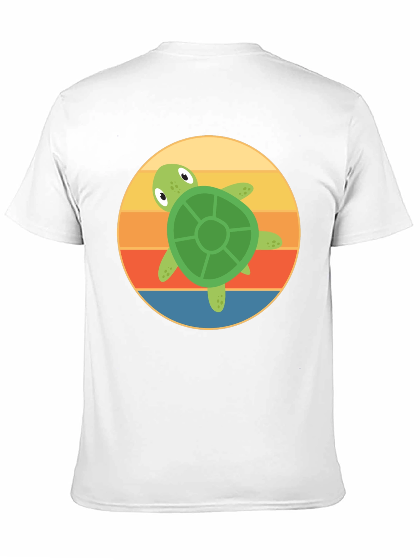 Black Retro Turtle Graphic Tee view 11