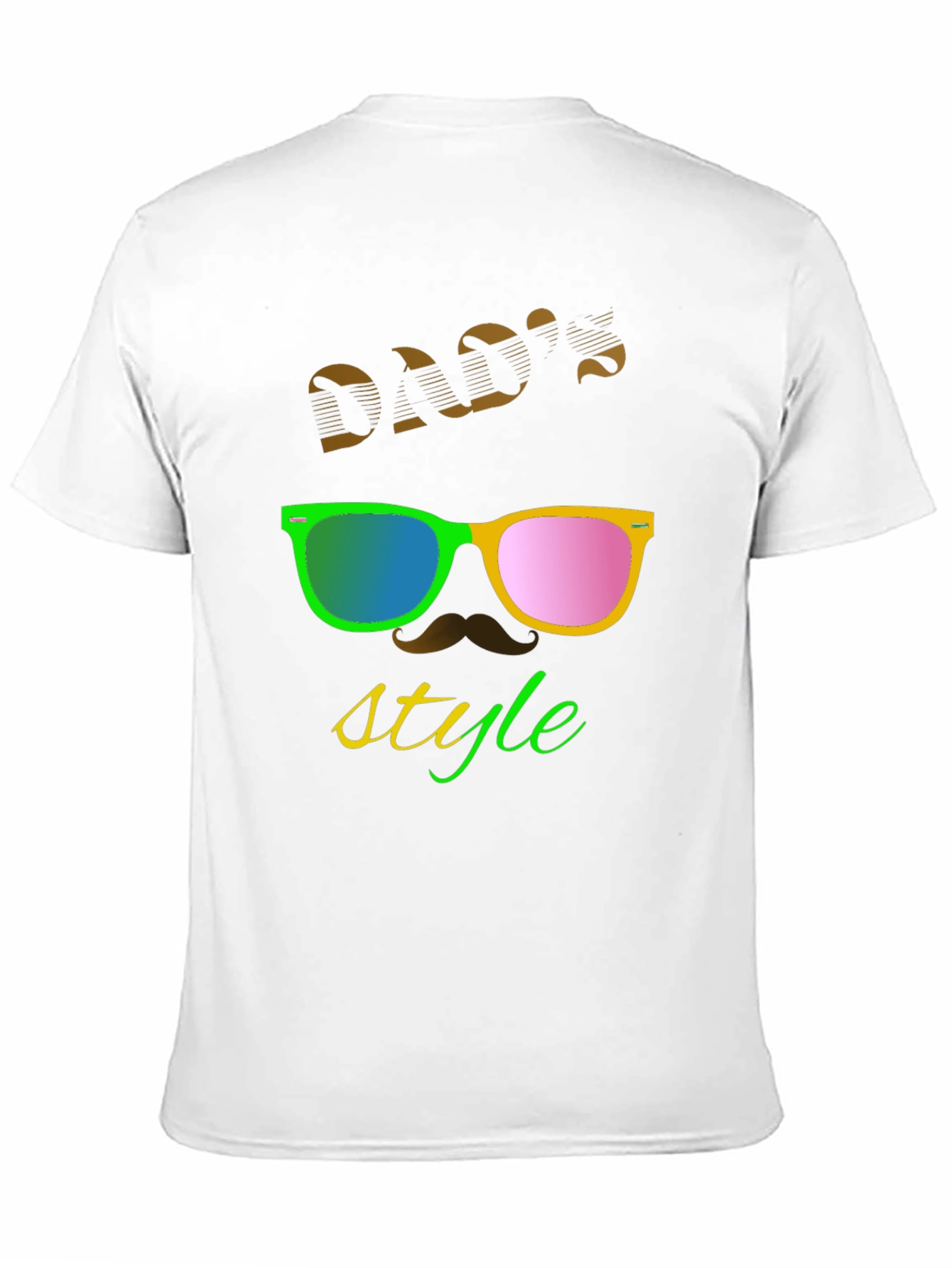 Black Dad's Style Graphic T-Shirt view 11