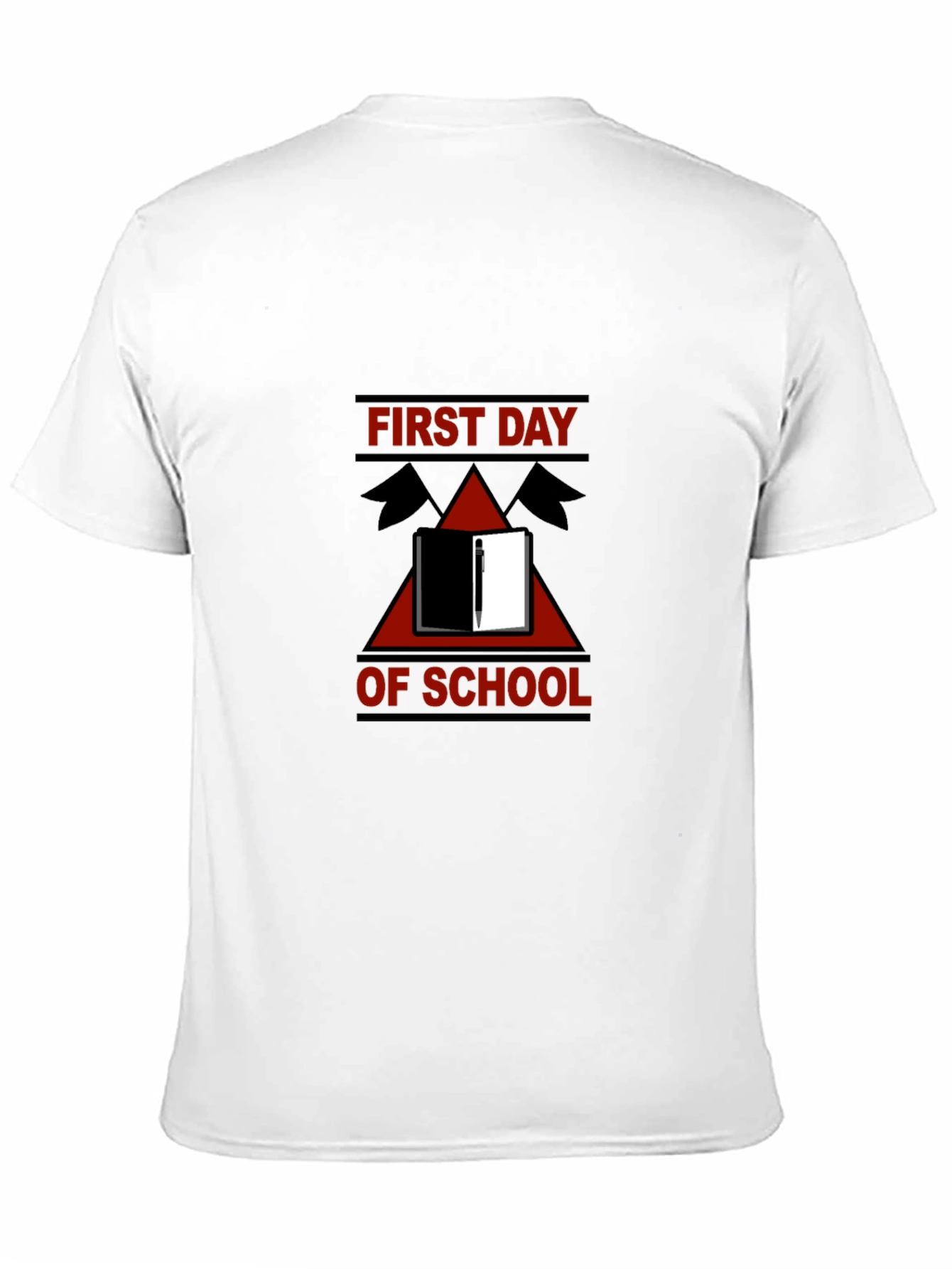 Black First Day of School T-Shirt, Back to School Tee view 11
