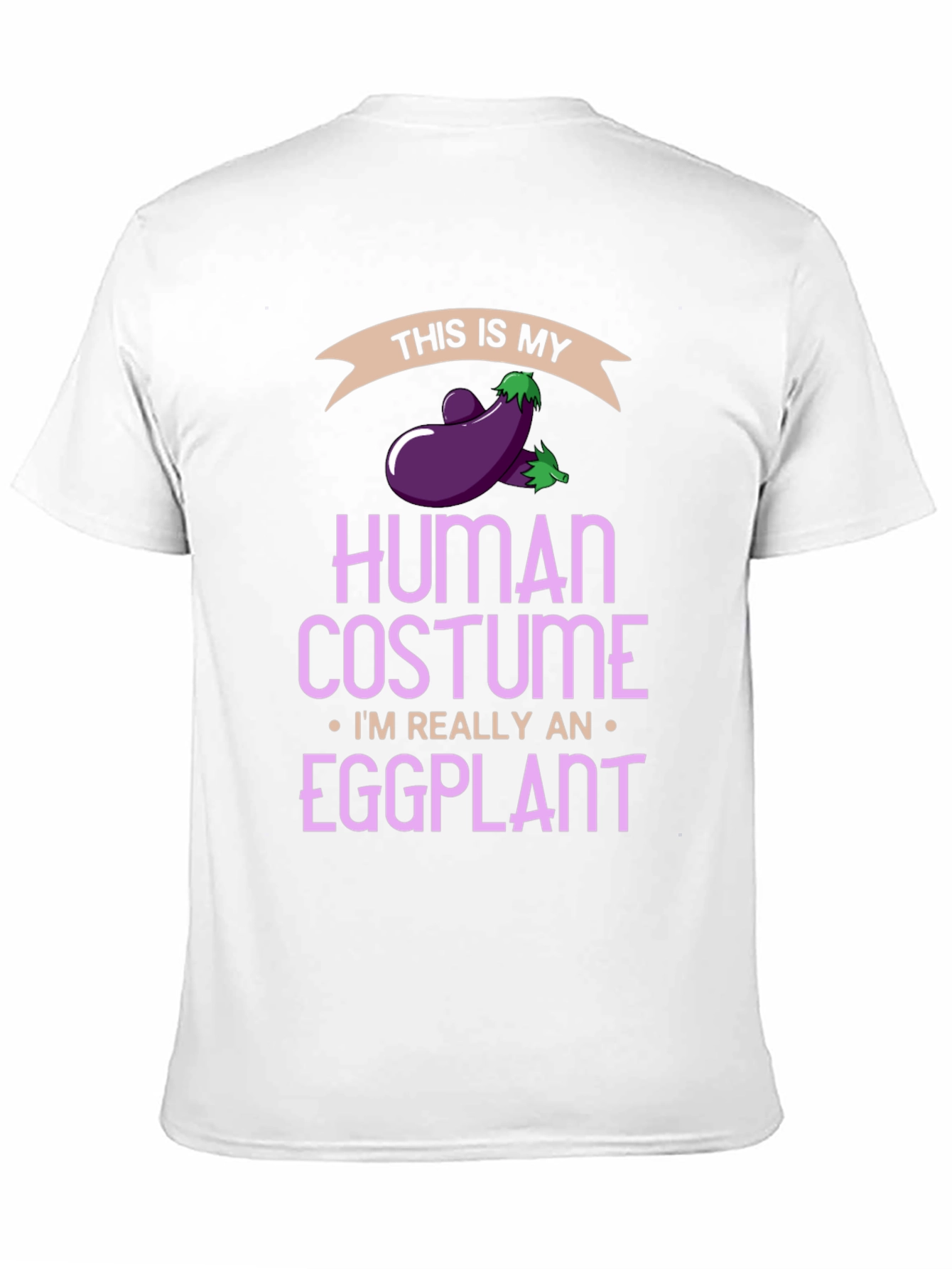 Eggplant Human Costume Funny T-Shirt - 11
