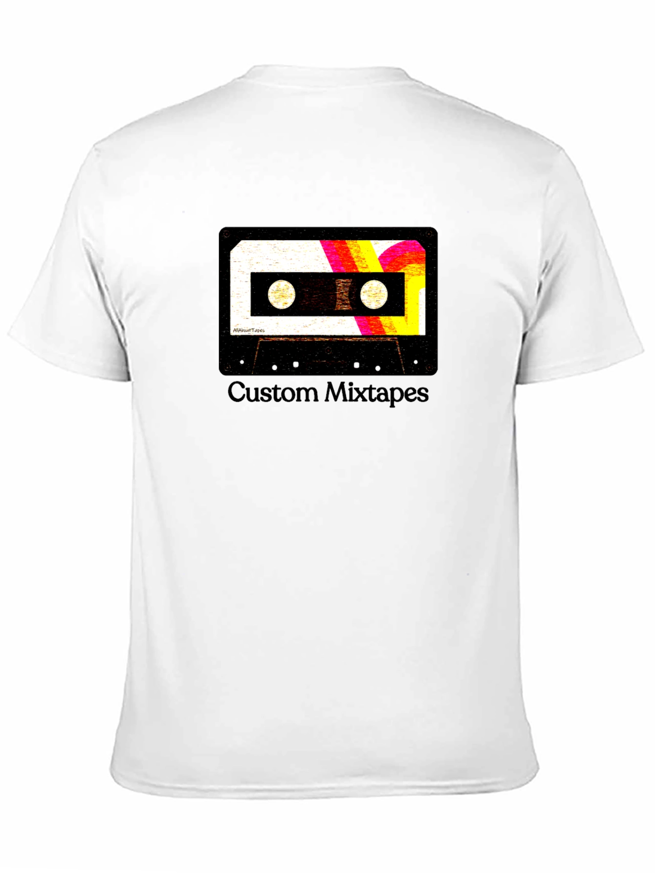 Black Retro Mixtape Graphic Tee - Custom Style view 11