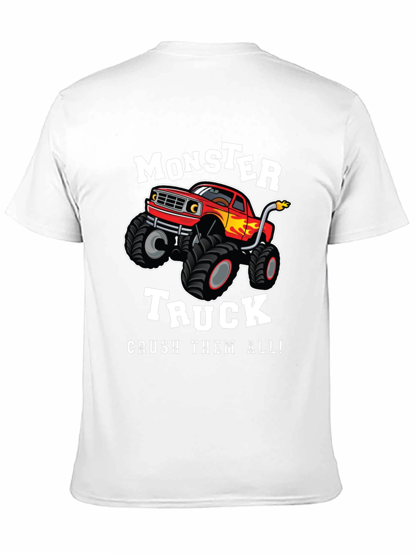 Black Monster Truck Graphic Tee - Crush Them All! view 11