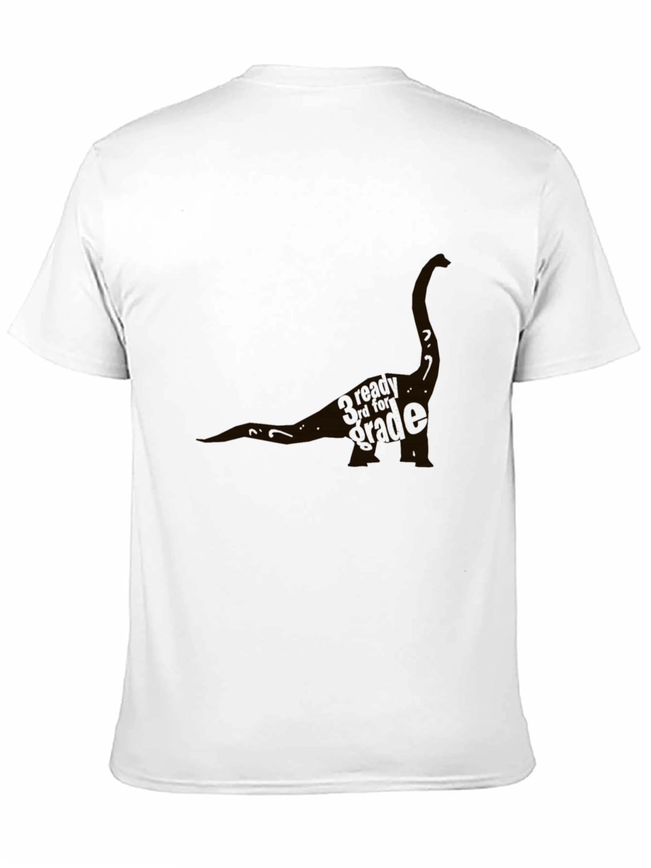 Black Dinosaur Graphic T-Shirt - Black Cotton Blend view 11