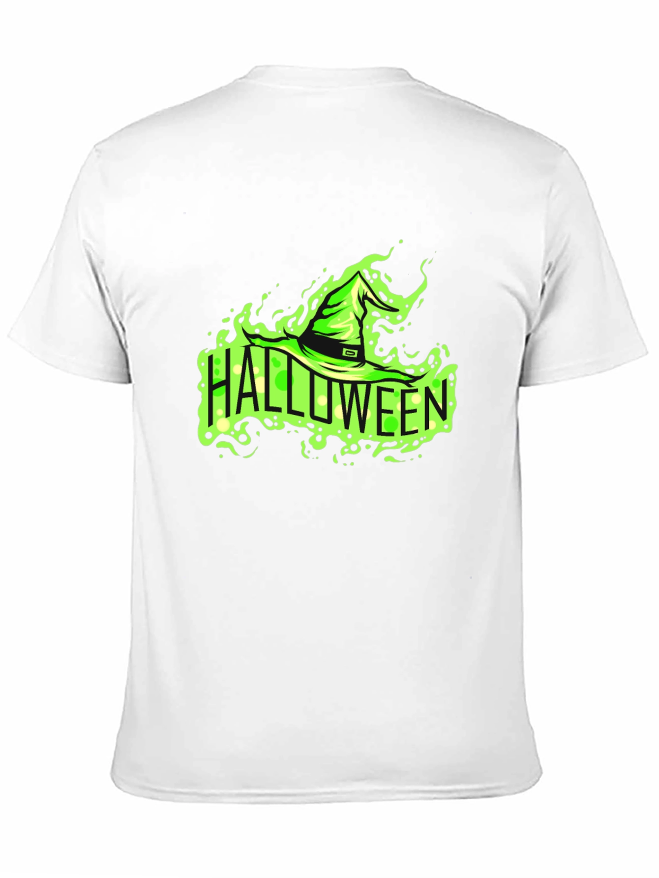 Black Halloween Witch Hat Graphic Tee view 11