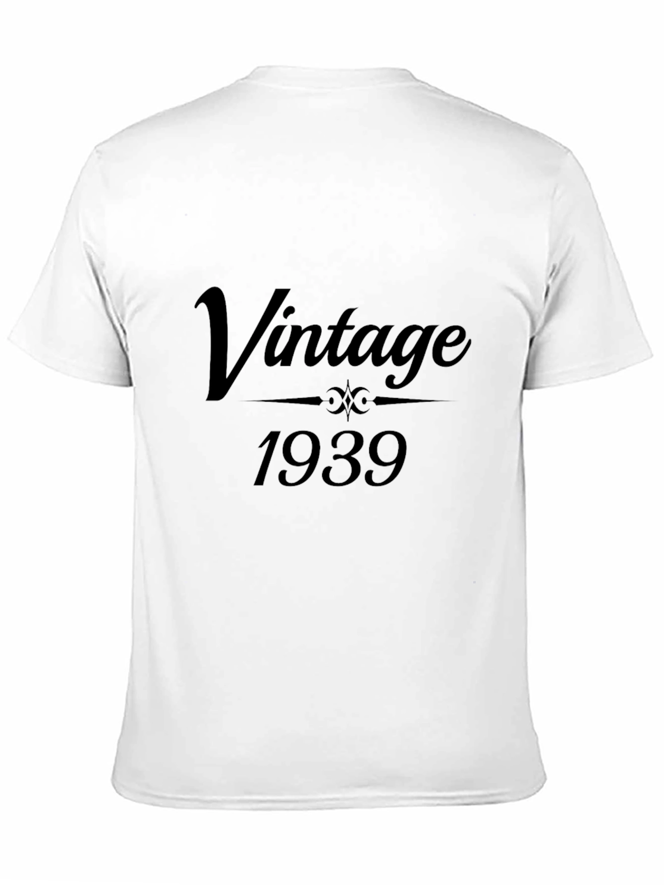 Black Vintage 1939 T-Shirt - Classic Birthday Gift view 11