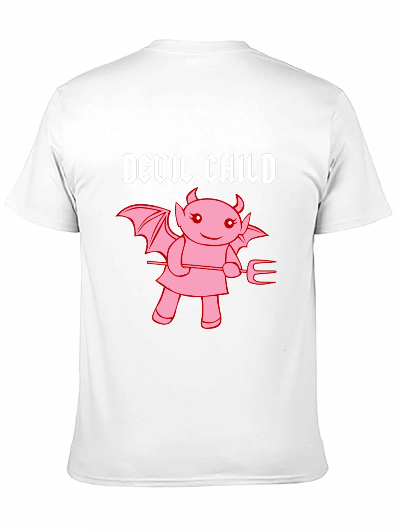 Black Devil Child Graphic Tee - Unisex Black T-Shirt view 11