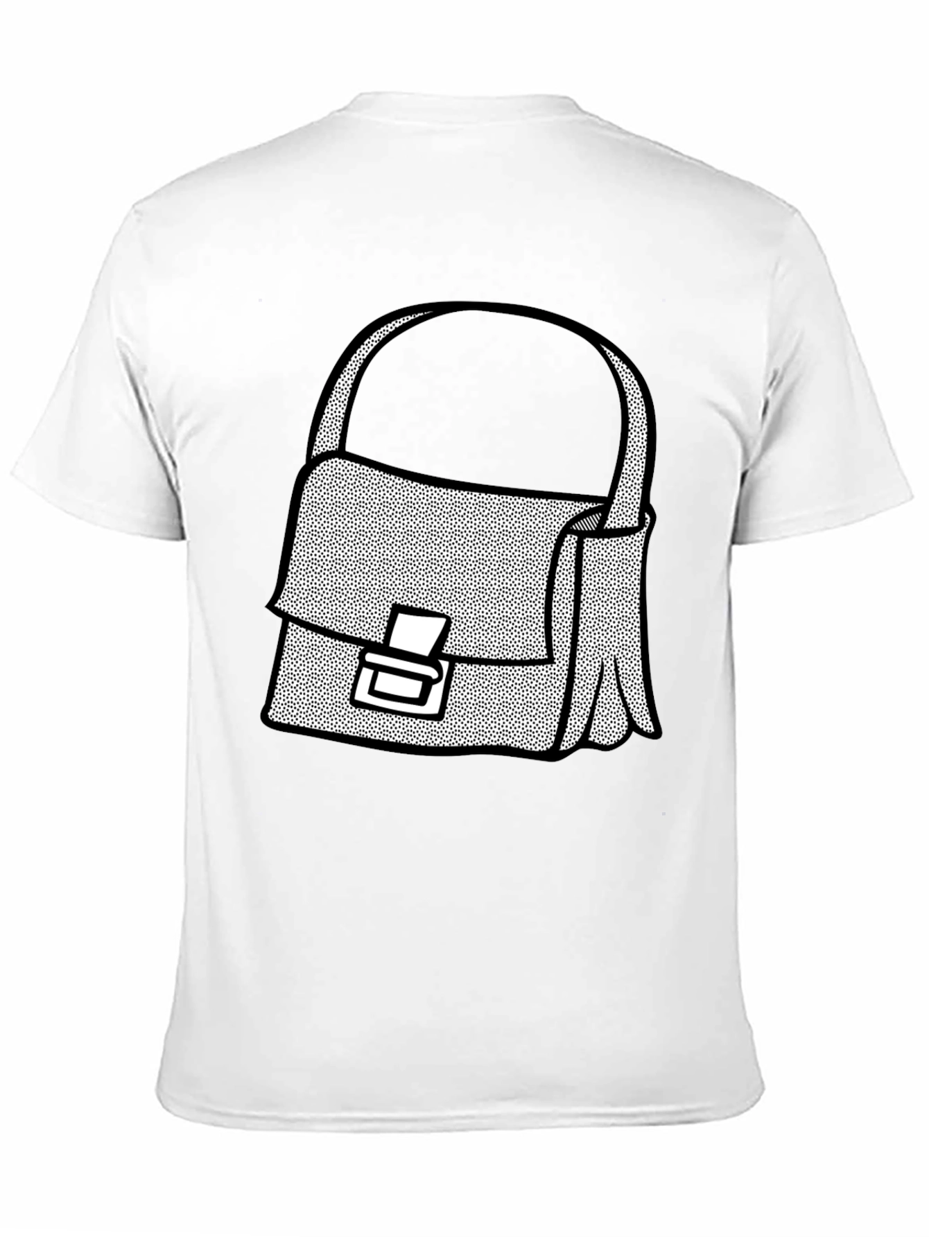 Black Satchel Graphic T-Shirt - Stylish Casual Wear view 11