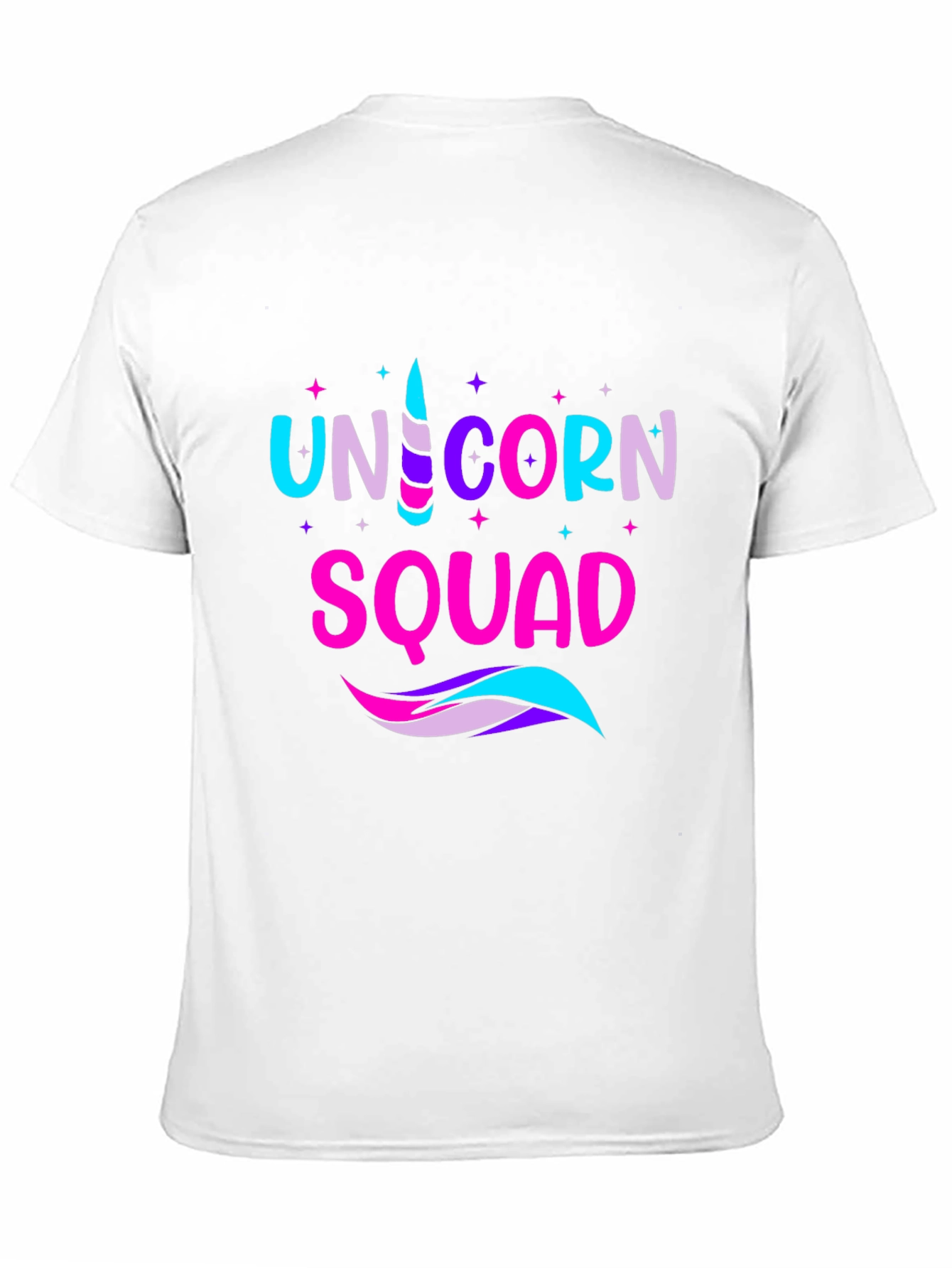 Black Unicorn Squad T-Shirt - Fun Graphic Tee view 11