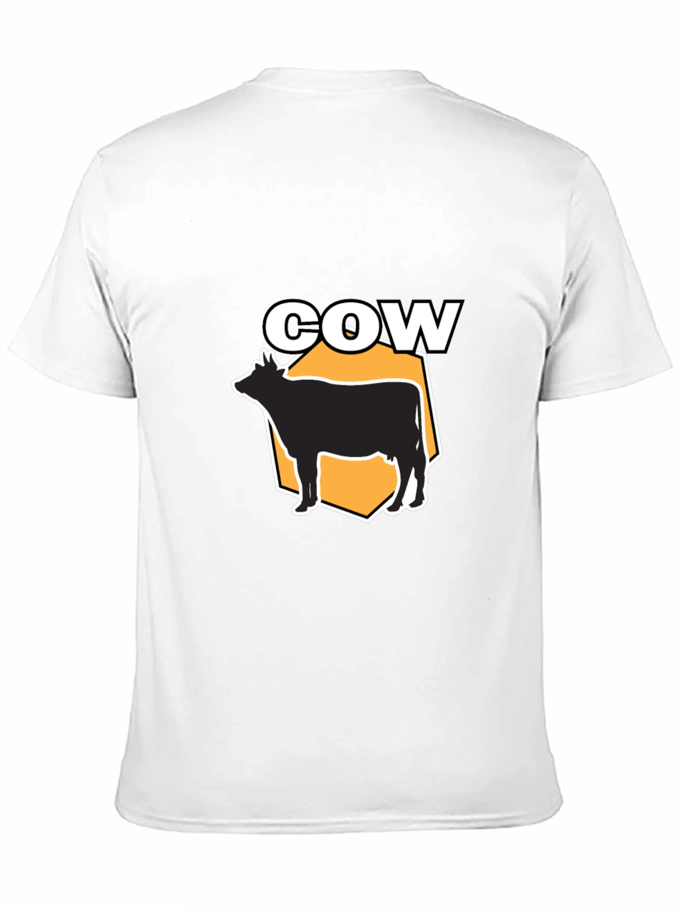 Black Cow Graphic Print Black Tee view 11